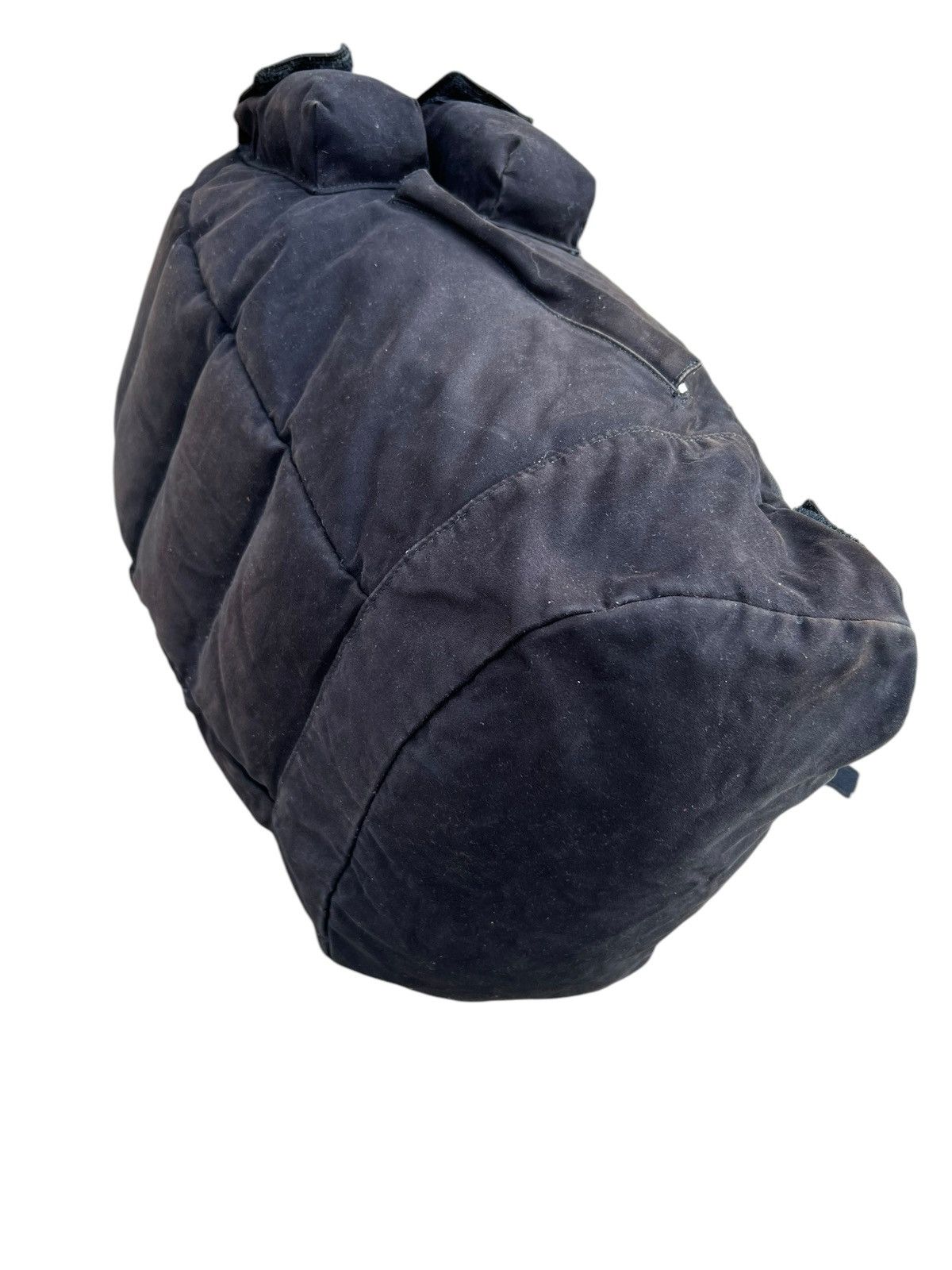 Vintage LORINZA Japan Sun Faded Black Puffer Backpack Size ONE SIZE - 13 Thumbnail