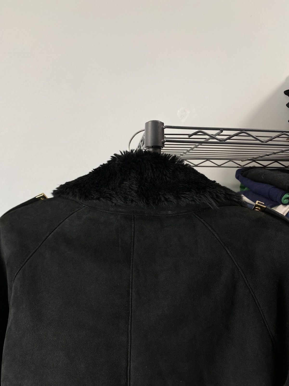 Gucci Rare! Vintage Gucci Suede Leather Jacket Fur Shearling Size M / US 6-8 / IT 42-44 - 17 Thumbnail