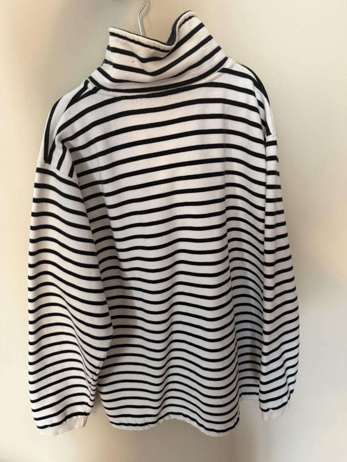 Other Vintage Bretagne Sailor Quarter-Zip –French Striped Pullover Size US S / EU 44-46 / 1 - 2 Thumbnail