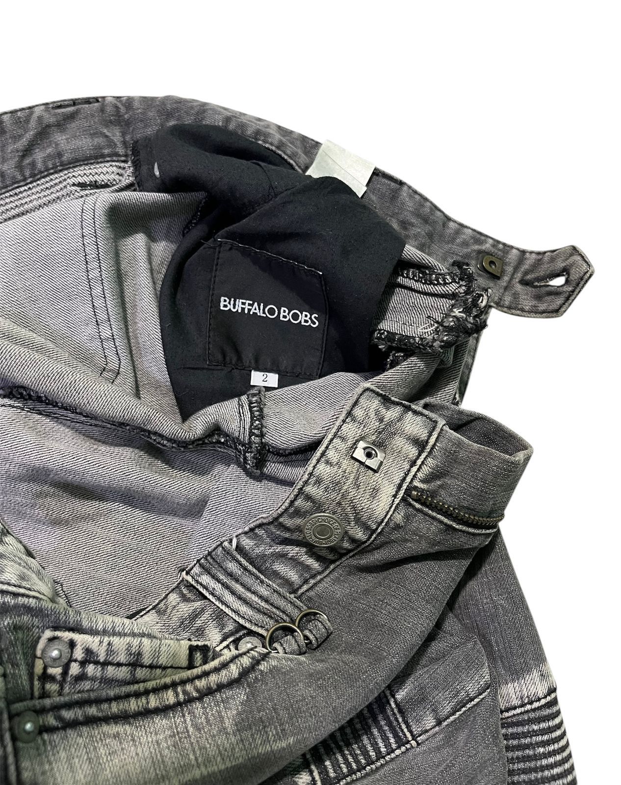 BUFFALO BOBS Buffalo Bobs Stonewash Bike Denim Size US 33 - 7 Thumbnail