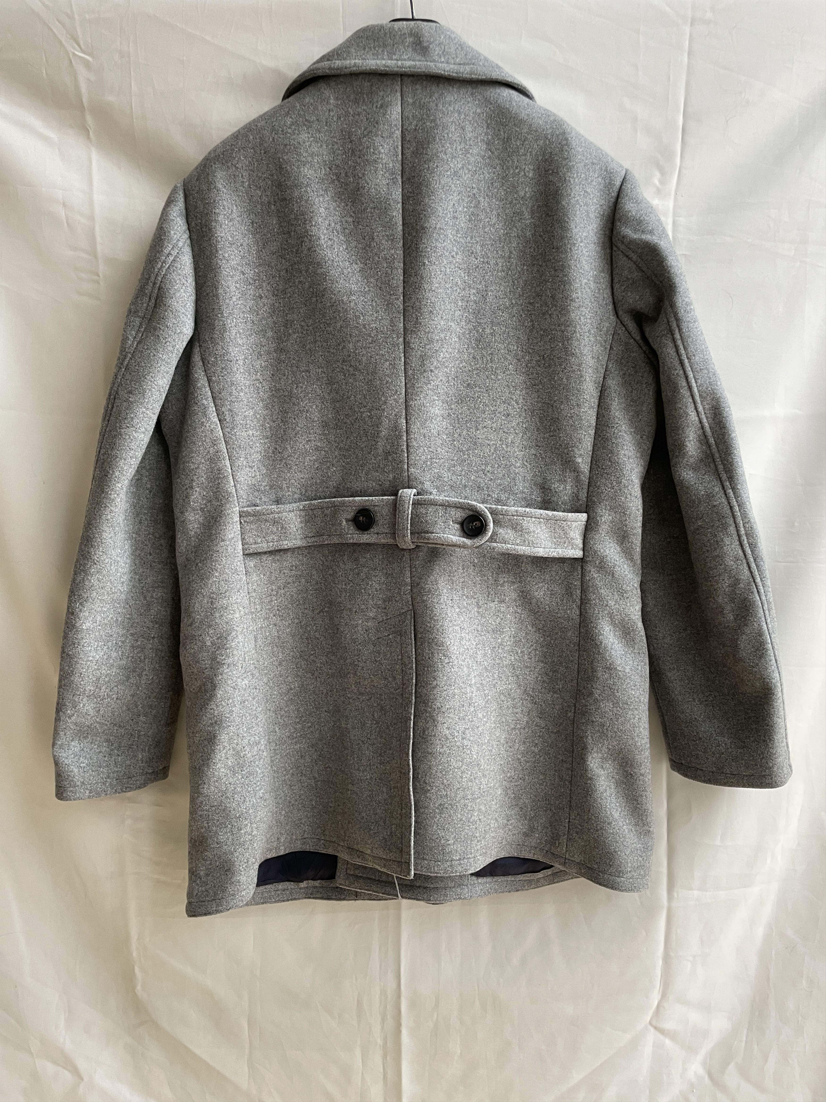 Suitsupply Suitsupply Phoenix Double Breasted Wool Pea Coat Size US XL / EU 56 / 4 - 2 Thumbnail