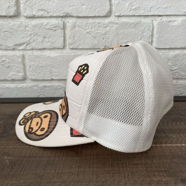 Bape 🔥Vintage🔥 BAPE MILO LOGO trucker hat cap a bathing ape NIGO Size ONE SIZE - 2 Thumbnail