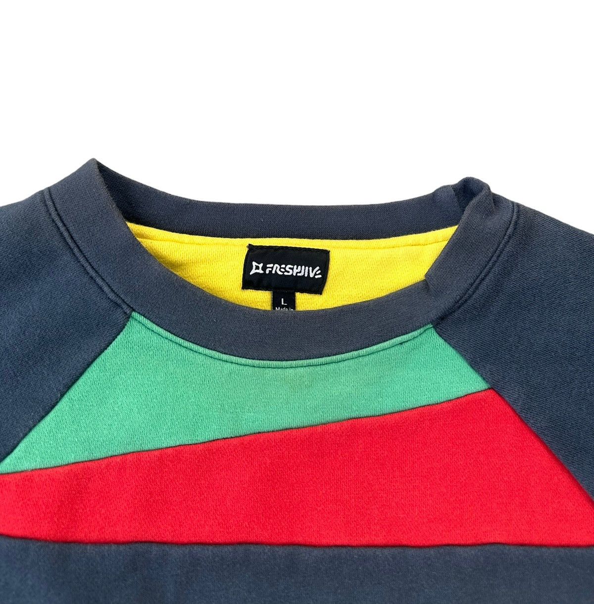 Freshjive Freshjive stripes multicolor sweatshirt Size US L / EU 52-54 / 3 - 2 Thumbnail