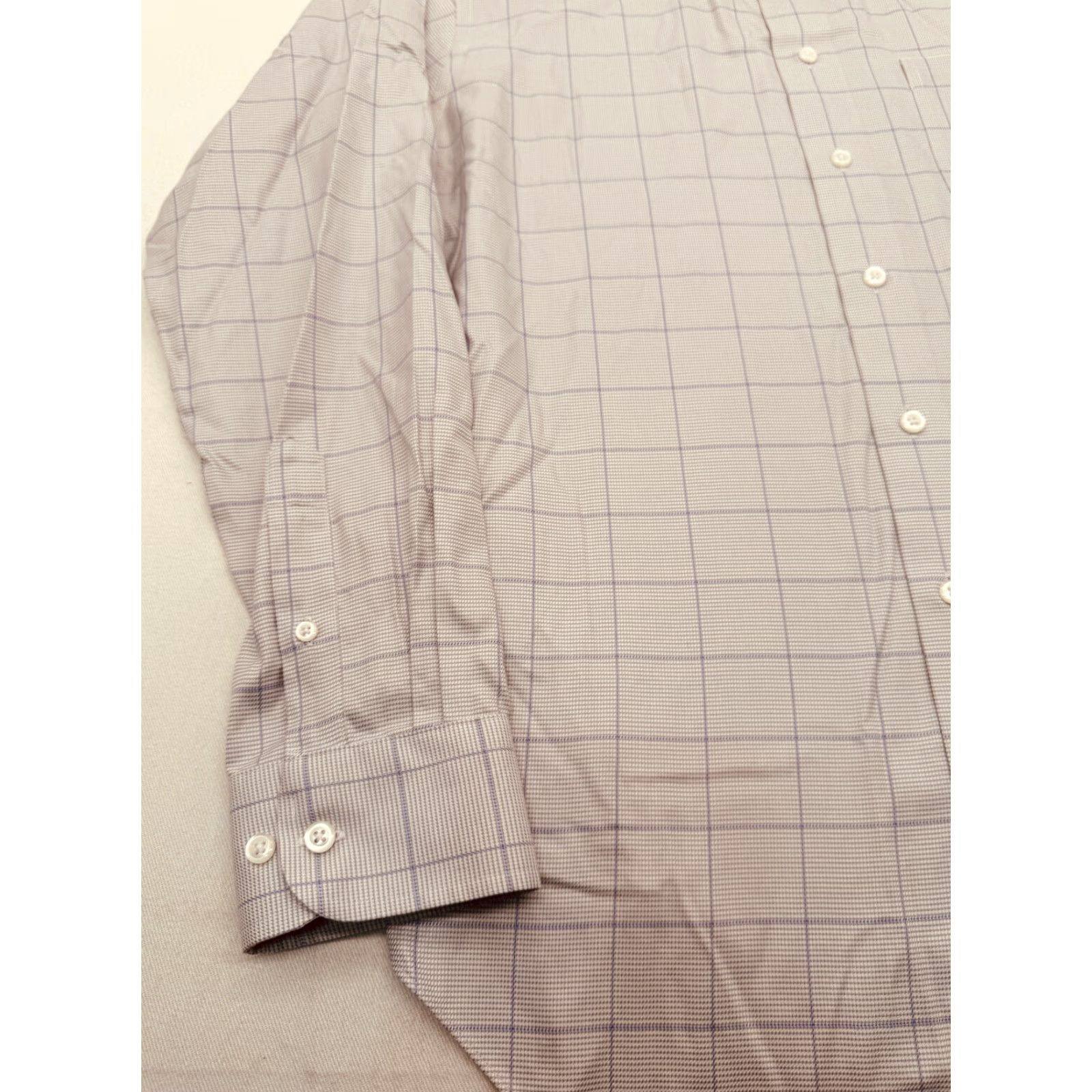 Jos. A. Bank Jos. A. Banks Reserve Long Sleeve Shirt Mens Large Check Cotton Dress Shirt 2889 Size US L / EU 52-54 / 3 - 4 Thumbnail