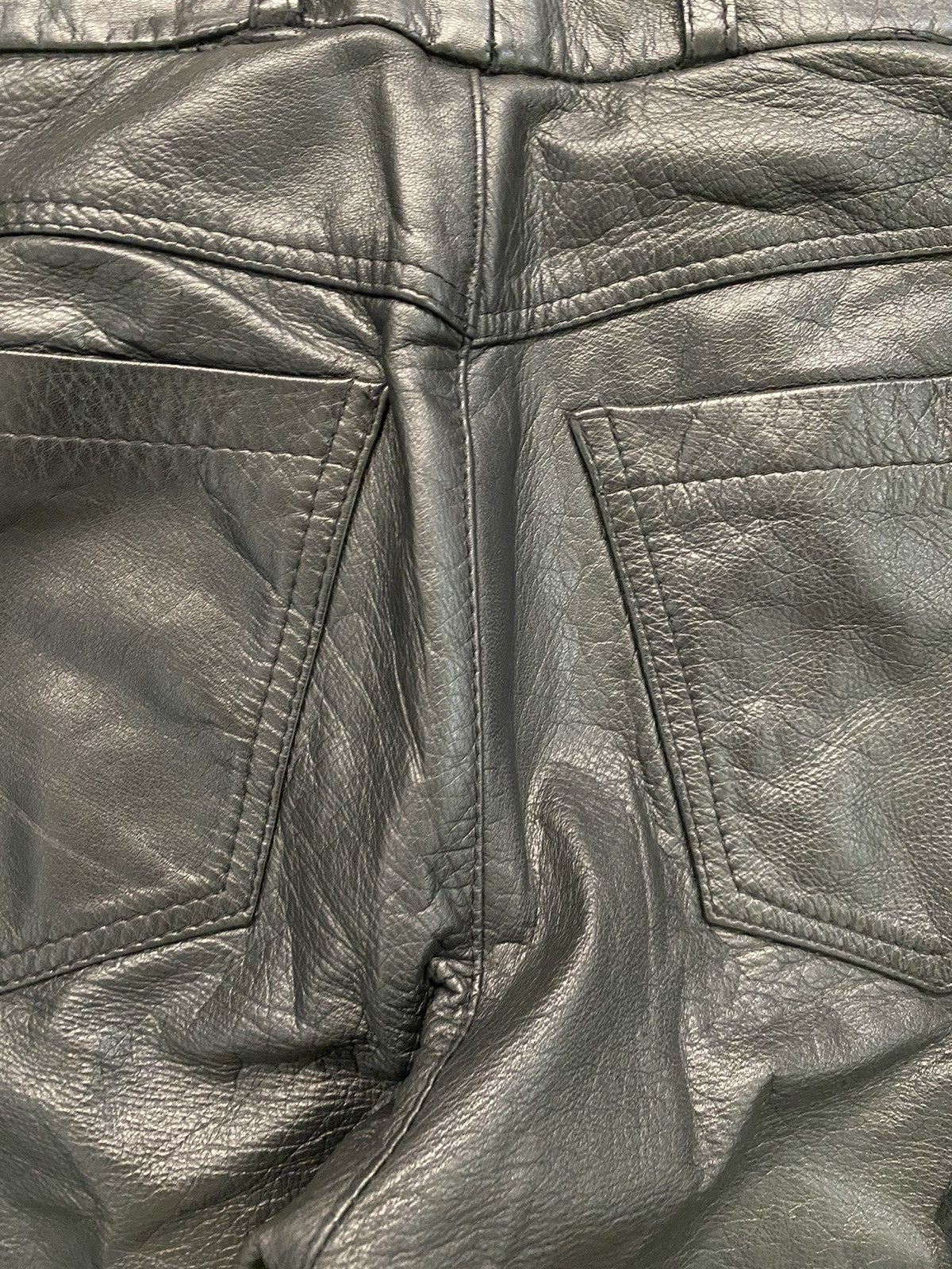 Raf Simons AW98 Leather Lace-up Pants Size US 32 / EU 48 - 5 Thumbnail