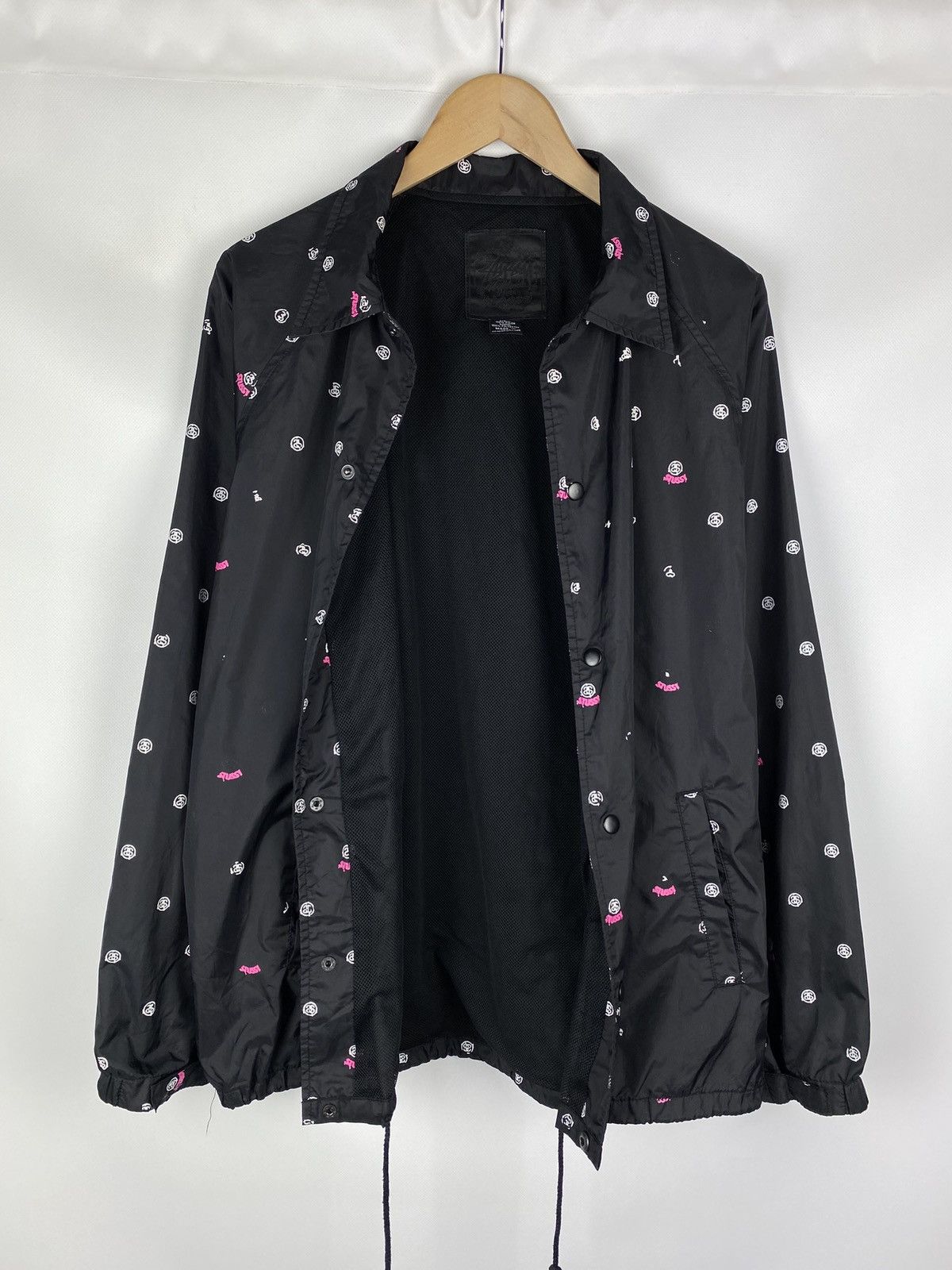 Stussy Stussy vintage multilogo coach jacket Size US L / EU 52-54 / 3 - 24 Thumbnail