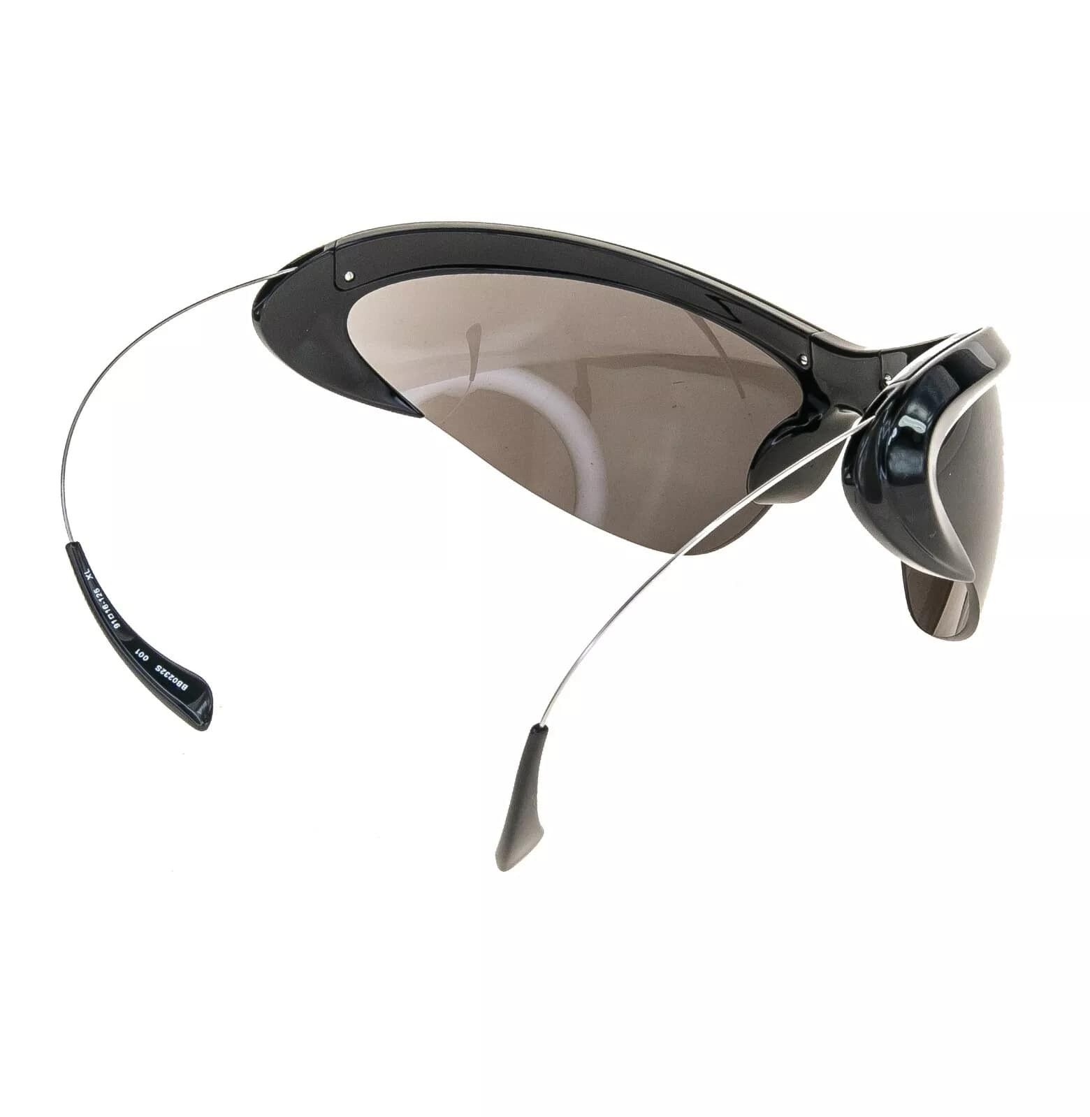 Balenciaga BALENCIAGA WIRE CAT Mask Wrap 0232 Black Silver BB0232S 001 Size ONE SIZE - 4 Thumbnail