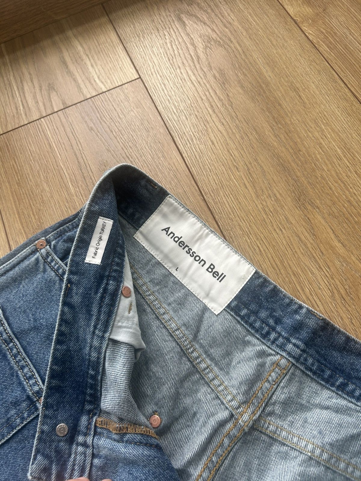 Andersson Bell Andersson bell FILM ARCHIVE WIDE-LEG ARTWORK JEANS Y2K baggy Size US 34 / EU 50 - 5 Thumbnail