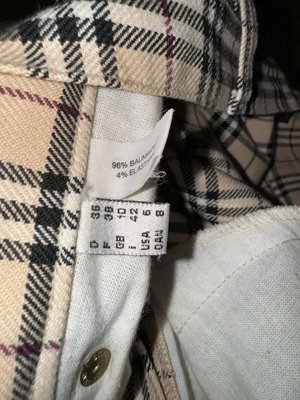 Burberry VINTAGE CHECKERED PANTS Size 28" / US 6 / IT 42 - 5 Thumbnail