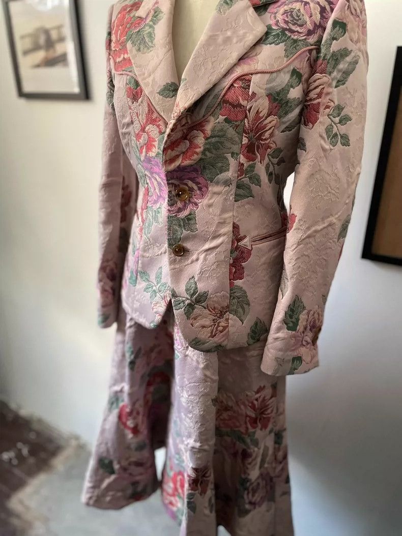 Comme des Garcons Comme des Garçons Floral embroidered blazer Size L / US 10 / IT 46 - 5 Thumbnail