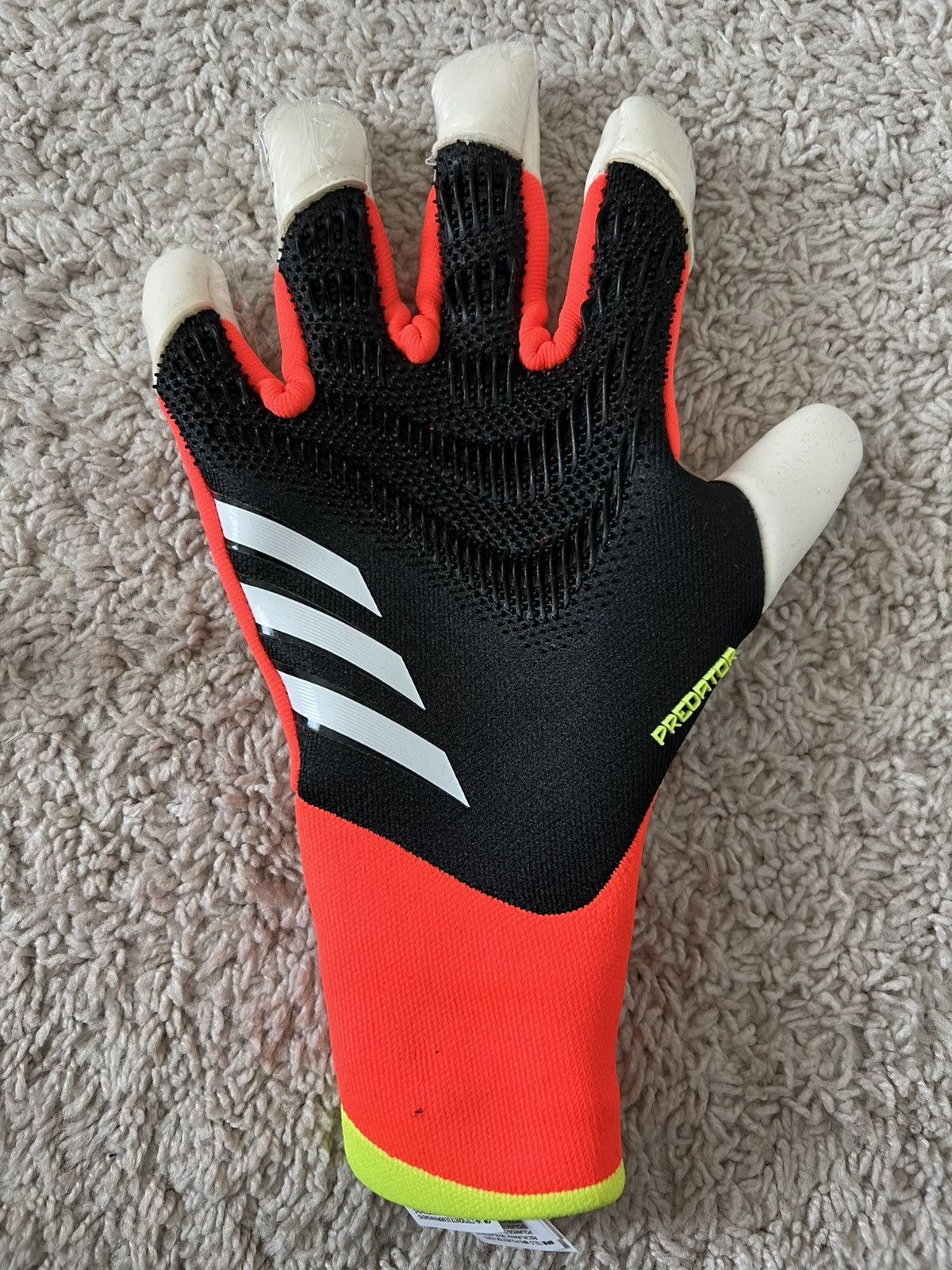 Adidas Adidas Predator GL Pro Goalkeeper Gloves Hybrid Orange Black Size ONE SIZE - 4 Thumbnail
