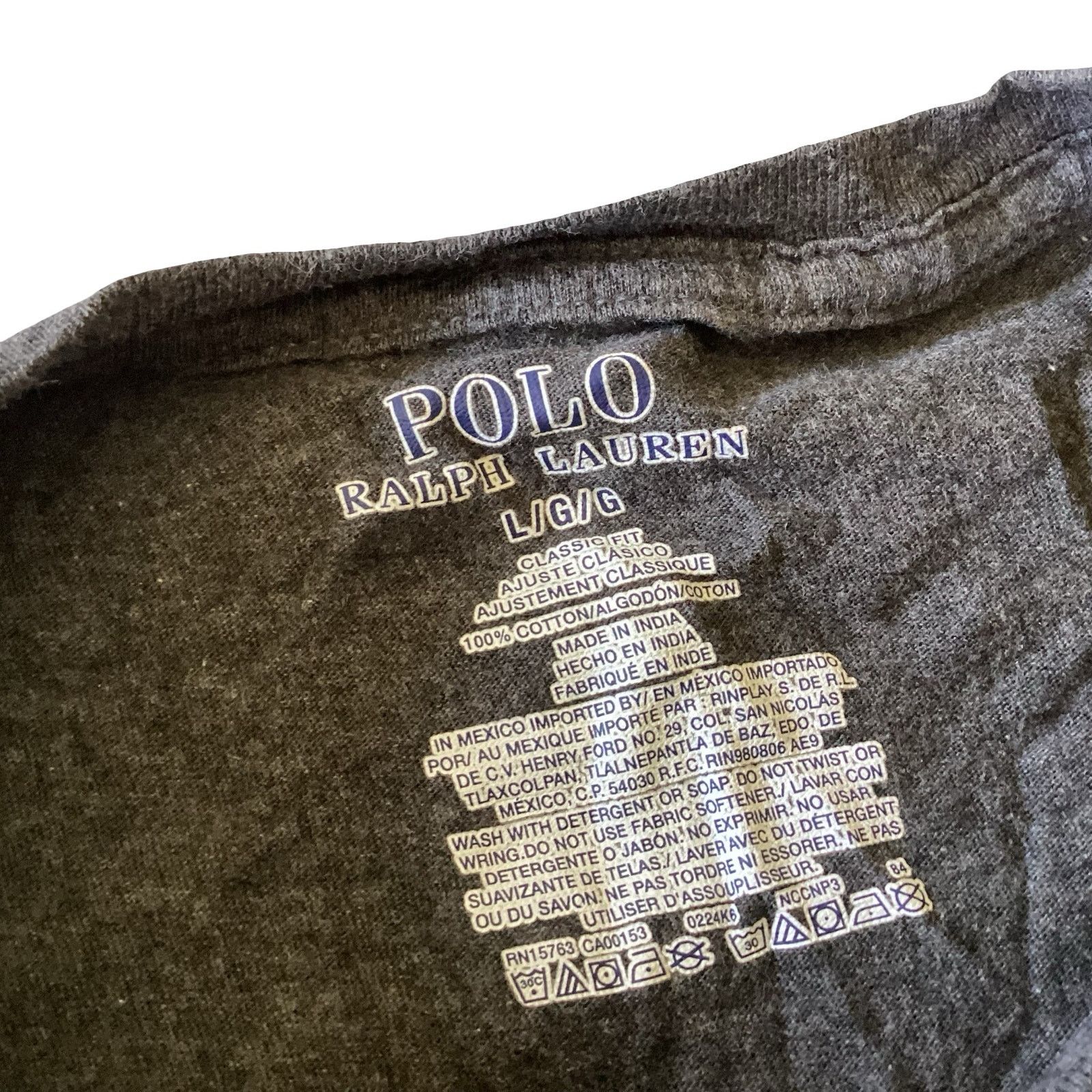 Polo Ralph Lauren Polo Ralph Lauren Casual Tee Size US L / EU 52-54 / 3 - 3 Thumbnail