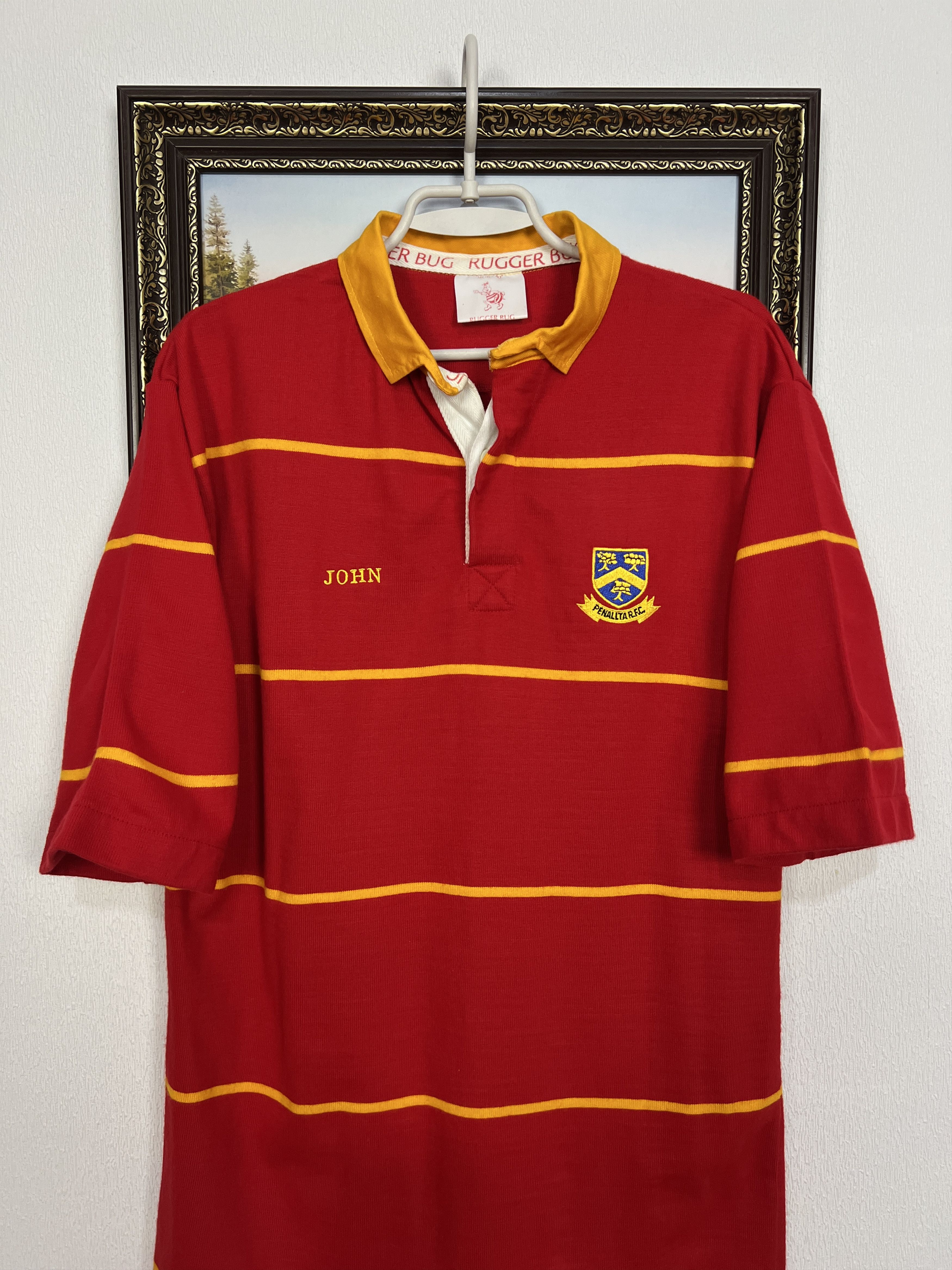Vintage Vintage Penallta Rugby Union Jersey Shirt Rare Trikot Sport Size US XL / EU 56 / 4 - 2 Thumbnail