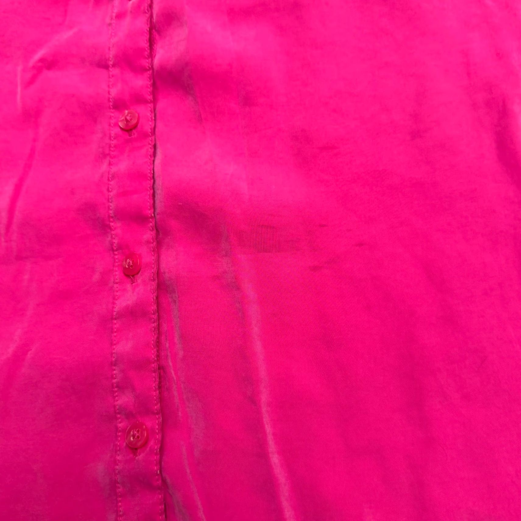 Vintage Chico's Shirt Womens 2 XL Pink Long Sleeve Button-Up Modal Sueded Brushed Casual Lightweight Regular Fit Size XL / US 12-14 / IT 48-50 - 4 Thumbnail