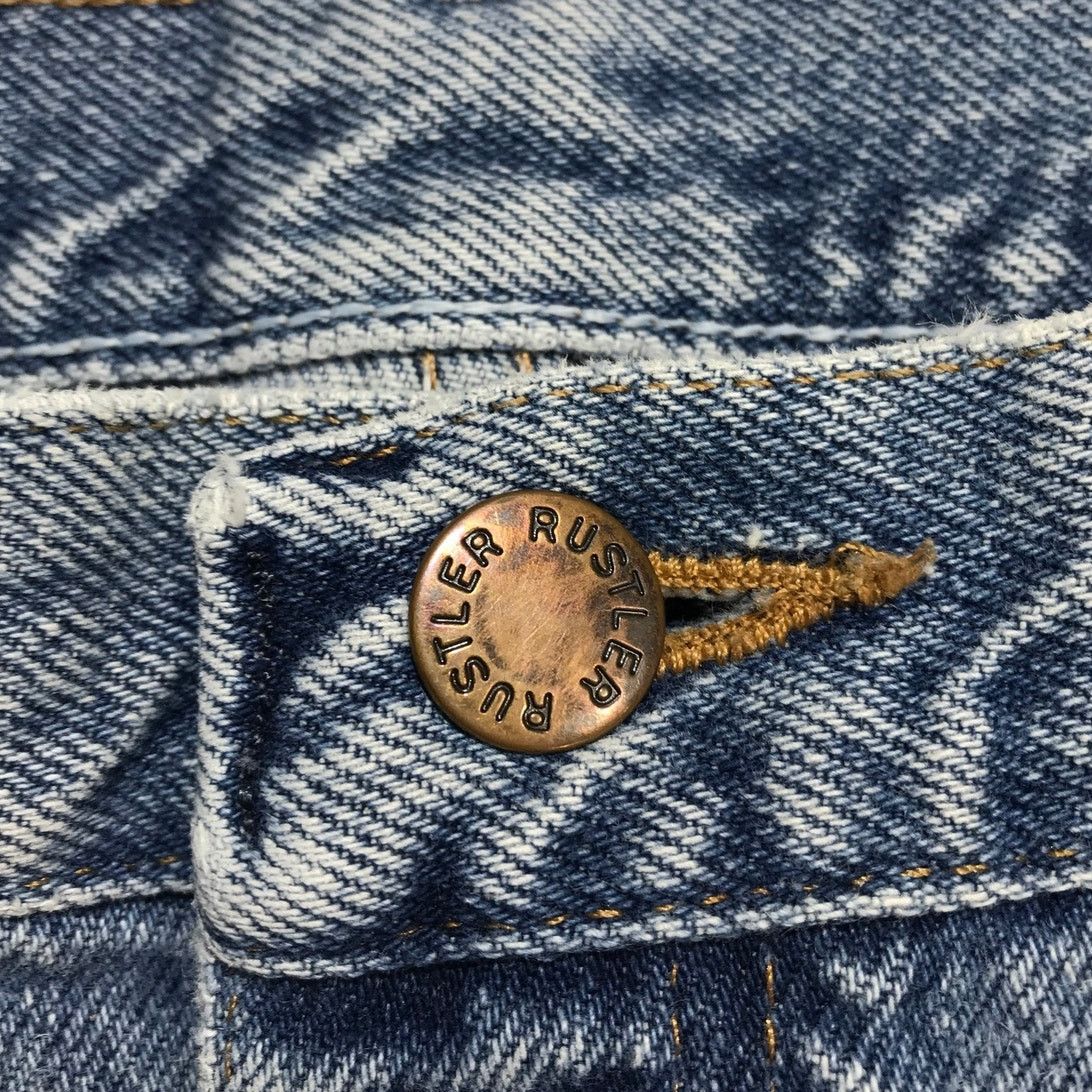 Rustler Wrangler Rustler 90s Denim Straight Leg Jeans Men 38” Size US 38 / EU 54 - 6 Thumbnail