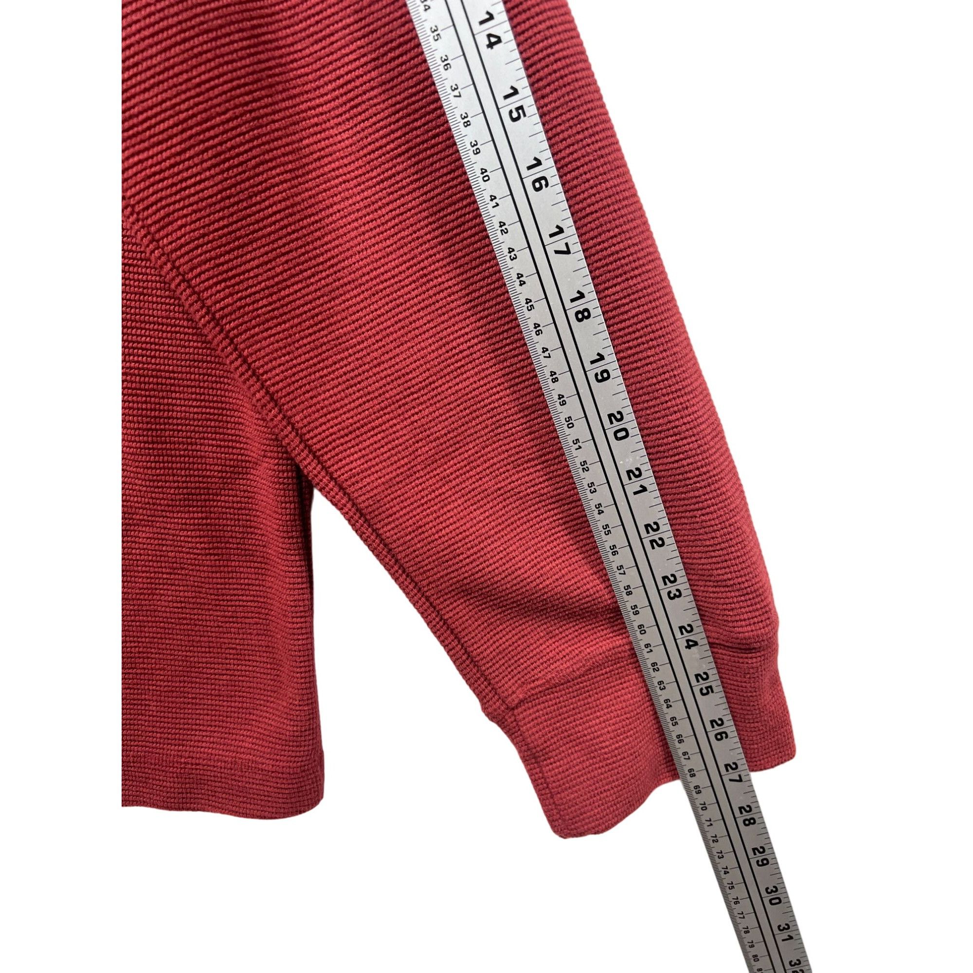 Other Goodfellow & Co - Men's Long Sleeve Henley T-Shirt - Red - E Size US XL / EU 56 / 4 - 9 Thumbnail