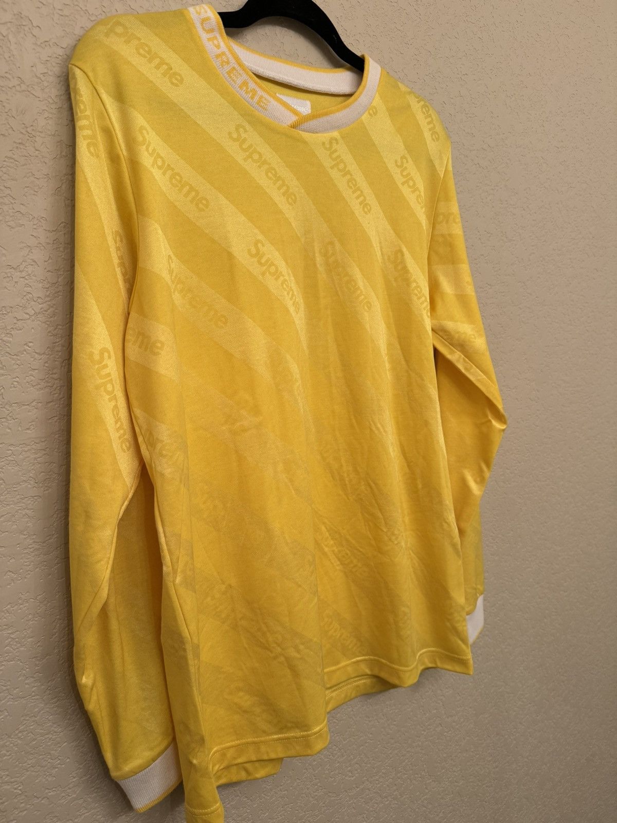 Supreme Supreme Logo Yellow Long sleeve shirt Size US M / EU 48-50 / 2 - 4 Thumbnail