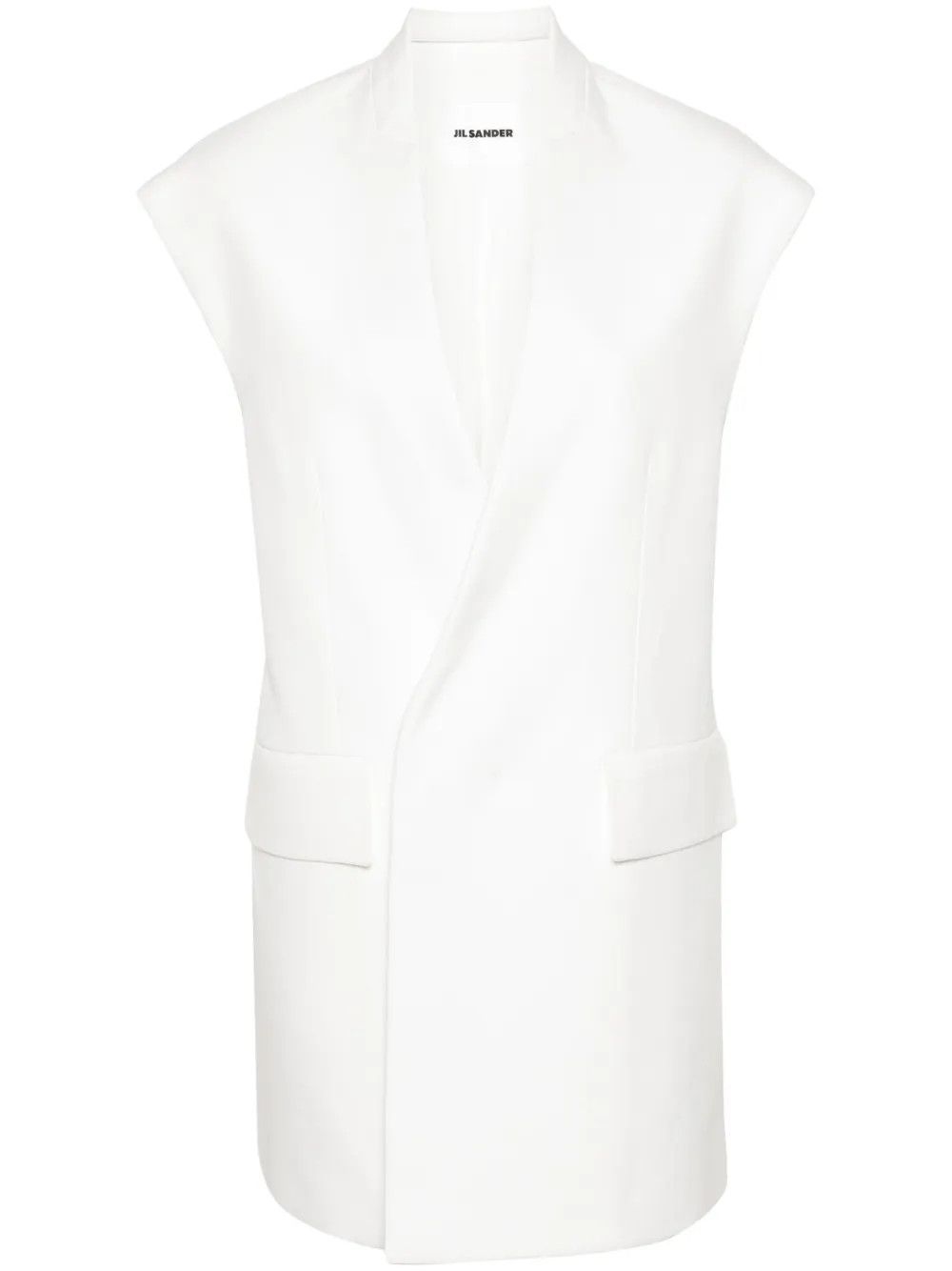 o1y0925 V-Neck Blazer in White