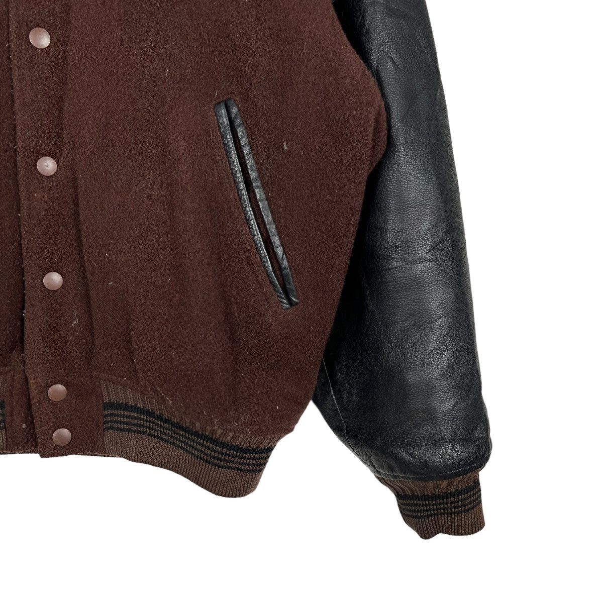 Japanese Brand 🔥 VINTAGE ANECDOTE VARSITY BOMBER JACKET Size US L / EU 52-54 / 3 - 6 Thumbnail