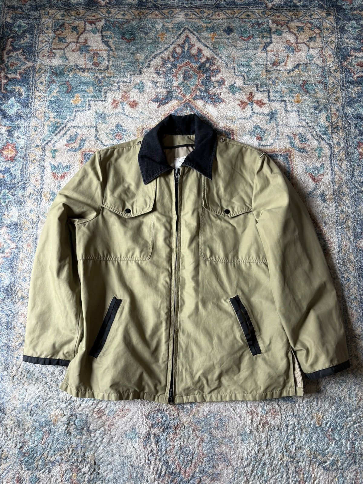 Vintage Vintage 80s Zip-up Light Jacket Large Size US L / EU 52-54 / 3 - 1 Thumbnail