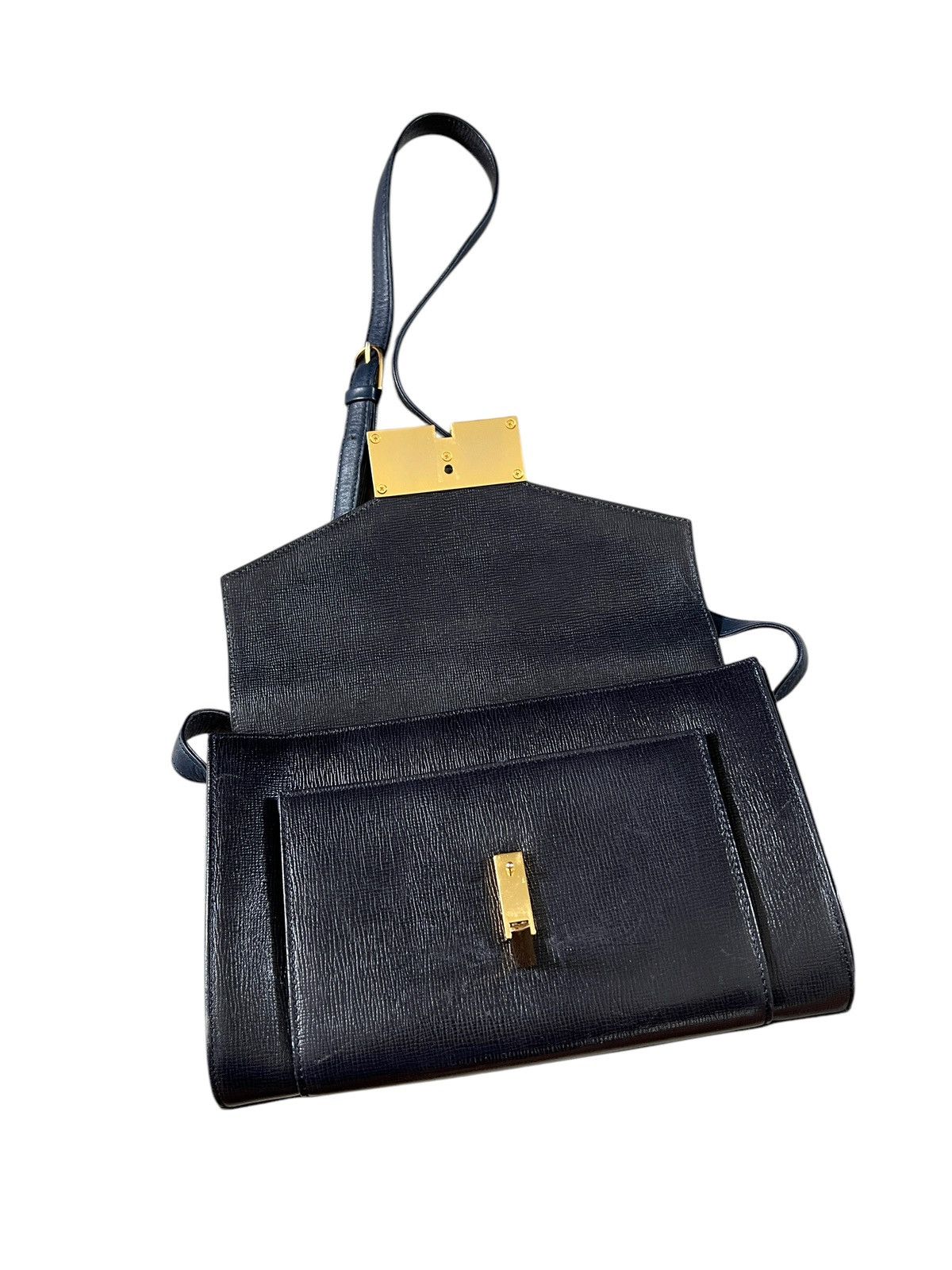 Givenchy 1980 Givenchy Leather Sling Bag Size ONE SIZE - 12 Thumbnail