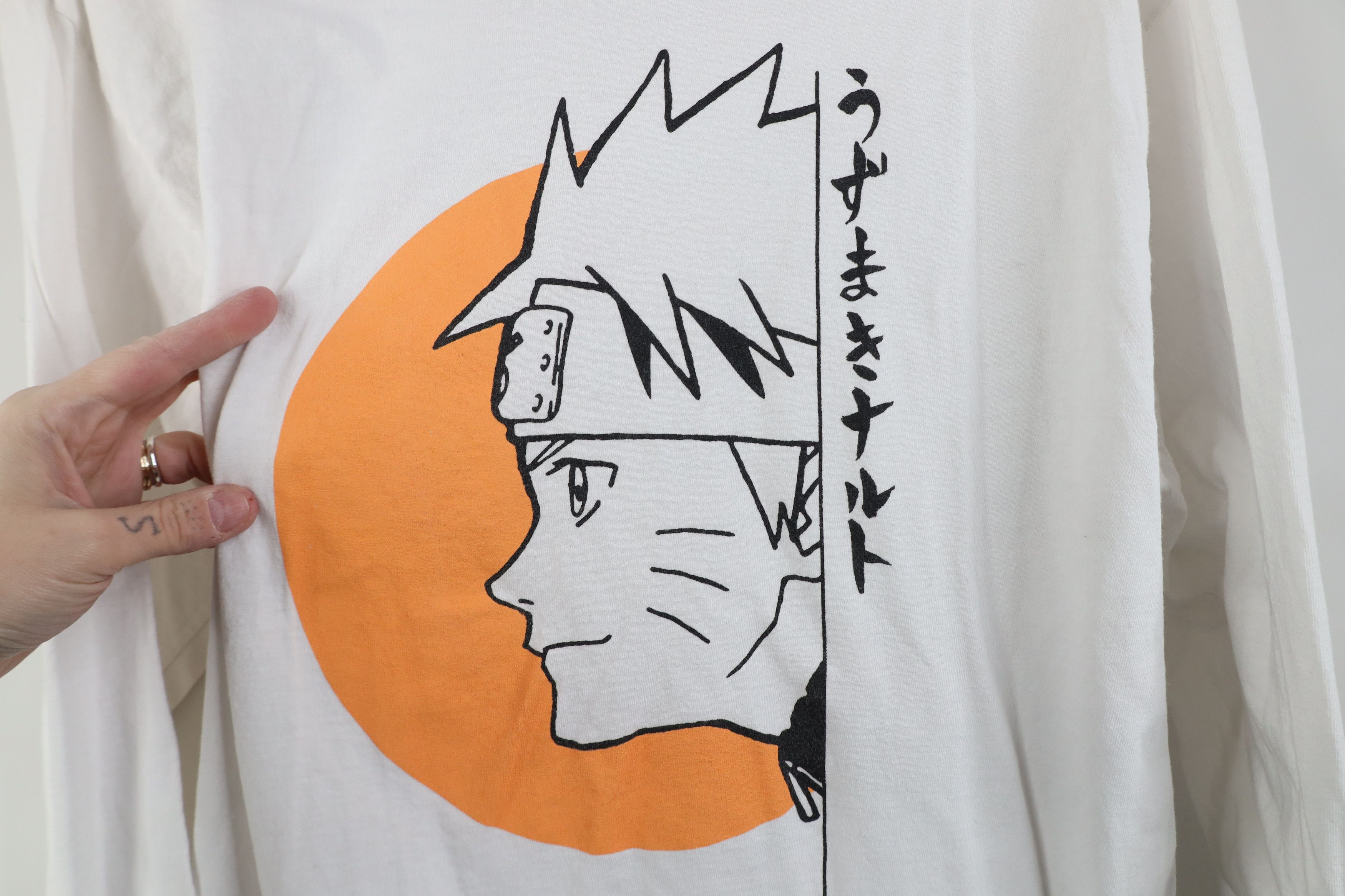 Vintage Vintage Y2K Shonen Jump Naruto Shippuden Long Sleeve T-Shirt Size US M / EU 48-50 / 2 - 4 Thumbnail