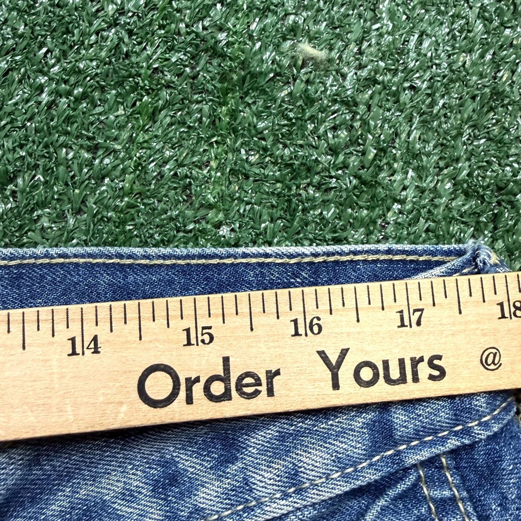 Old Navy Old Navy Jeans 90s Baggy 34x32 Blue Denim 5-Pocket Men Straight Relaxed Vintage 90s Theme Mens Jeans Size US 34 / EU 50 - 5 Thumbnail