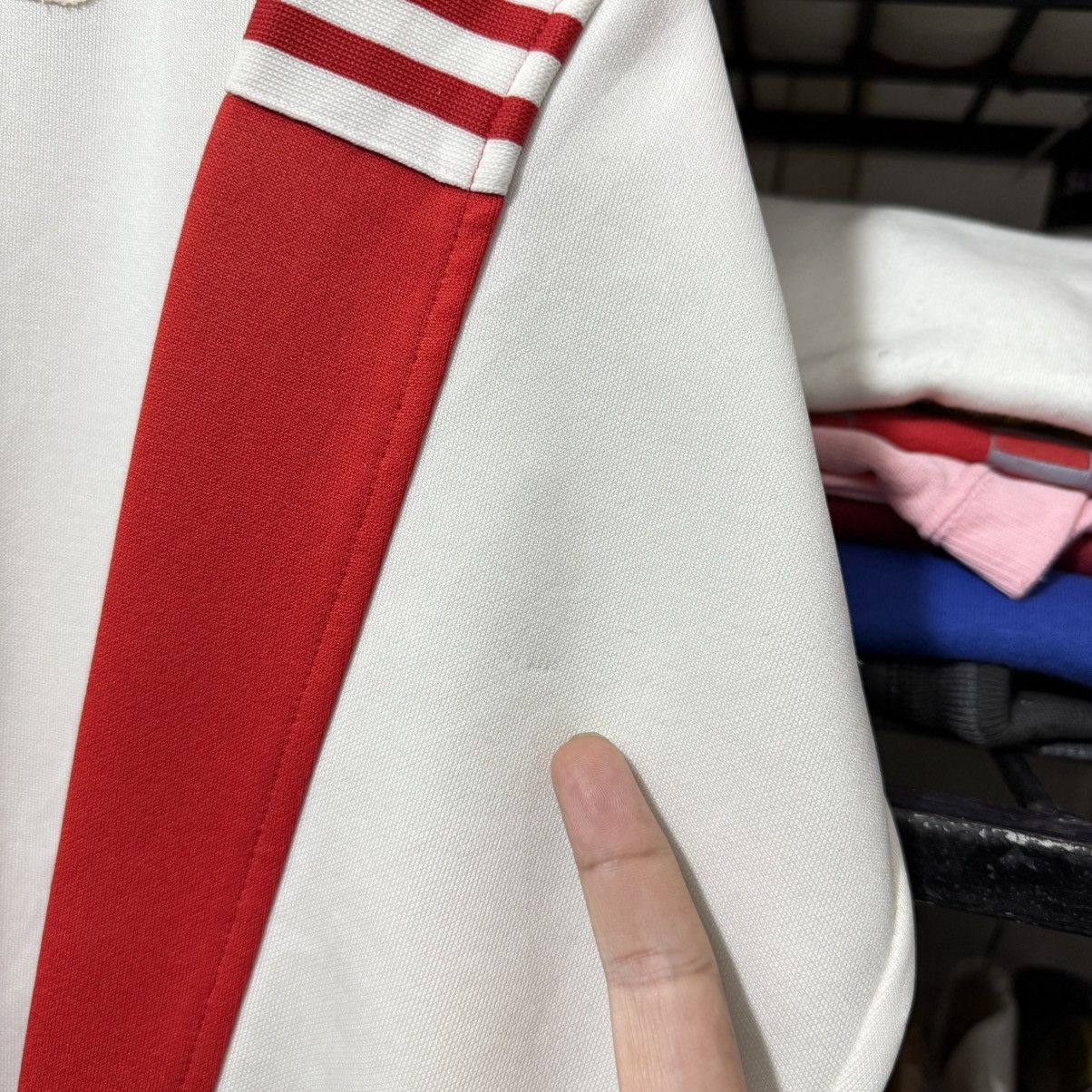 Vintage Vintage 80s 90s adidas germany two tone track top Size US M / EU 48-50 / 2 - 4 Thumbnail