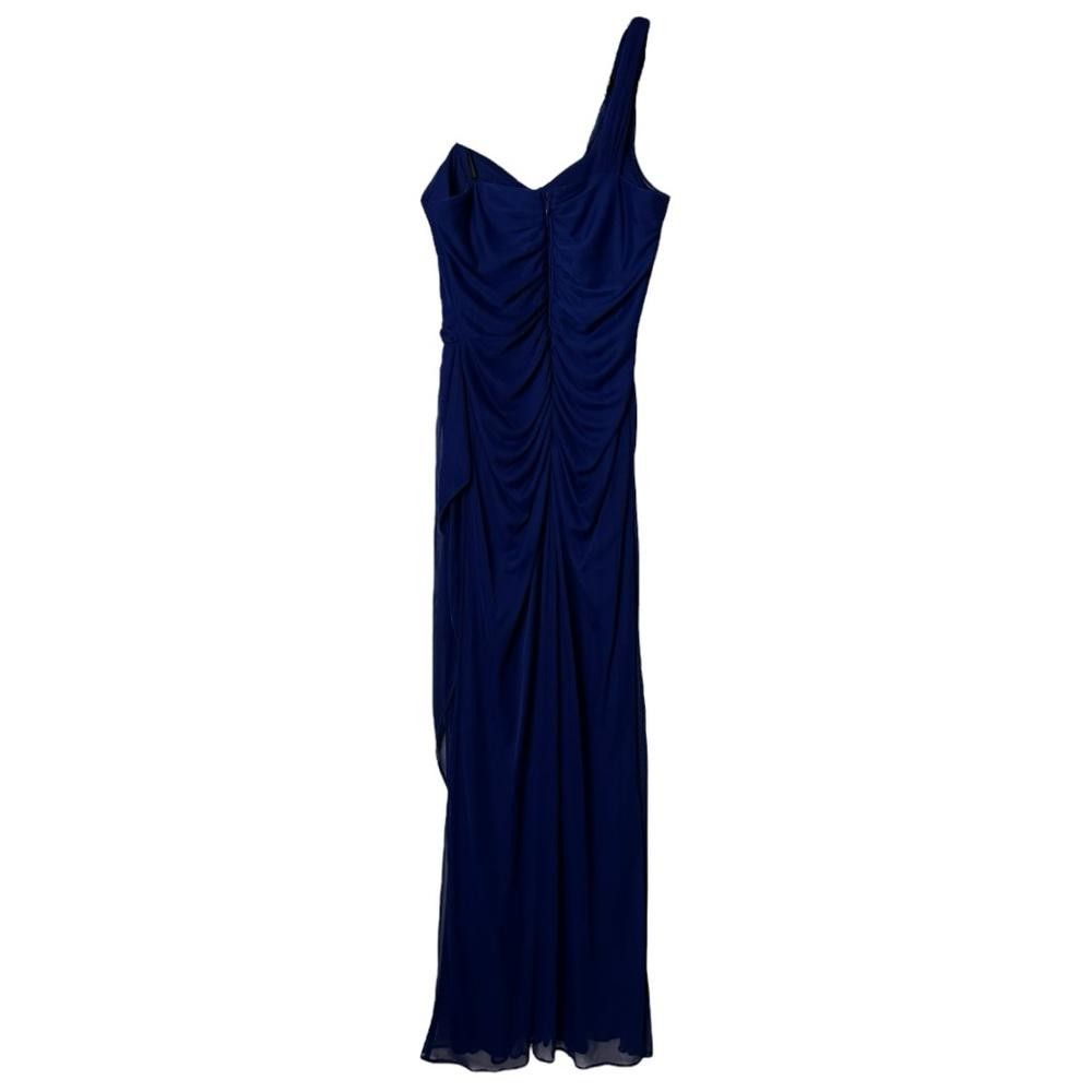 Designer Xscape l One Shoulder Ruched Evening Gown Size 8 Size M / US 6-8 / IT 42-44 - 4 Thumbnail