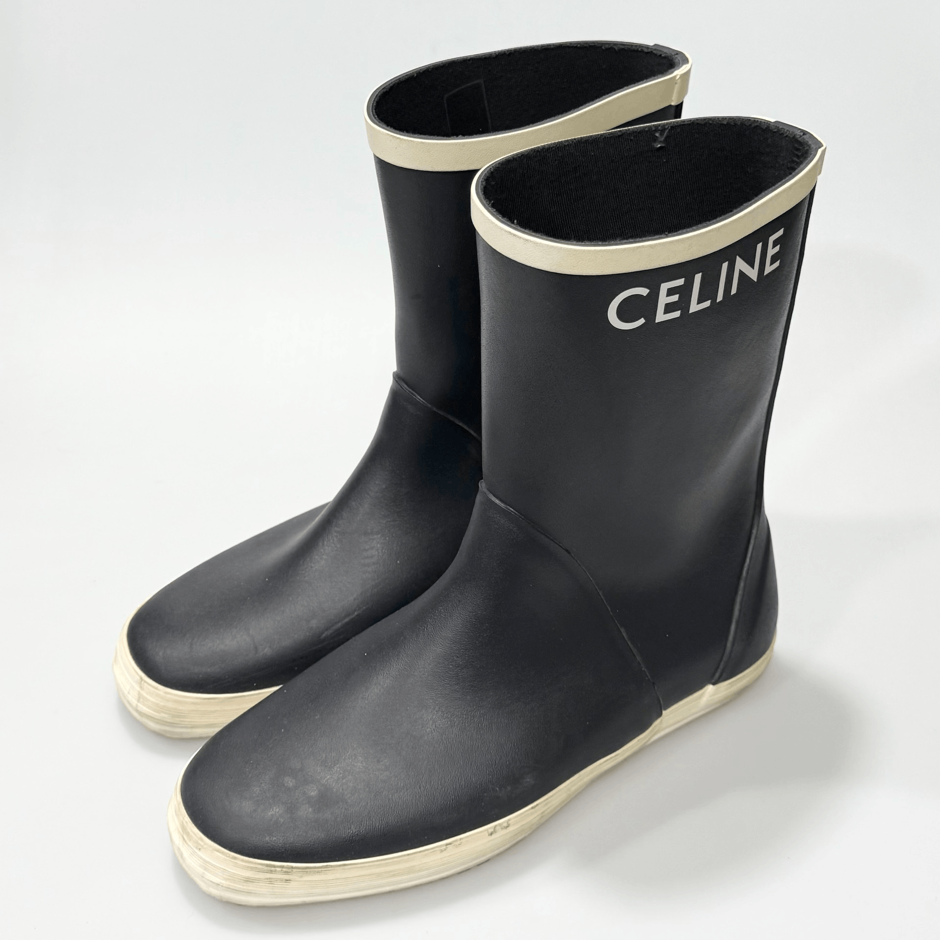Celine Celine Rain Boots Size 38 Size US 7 / IT 37 - 1 Thumbnail