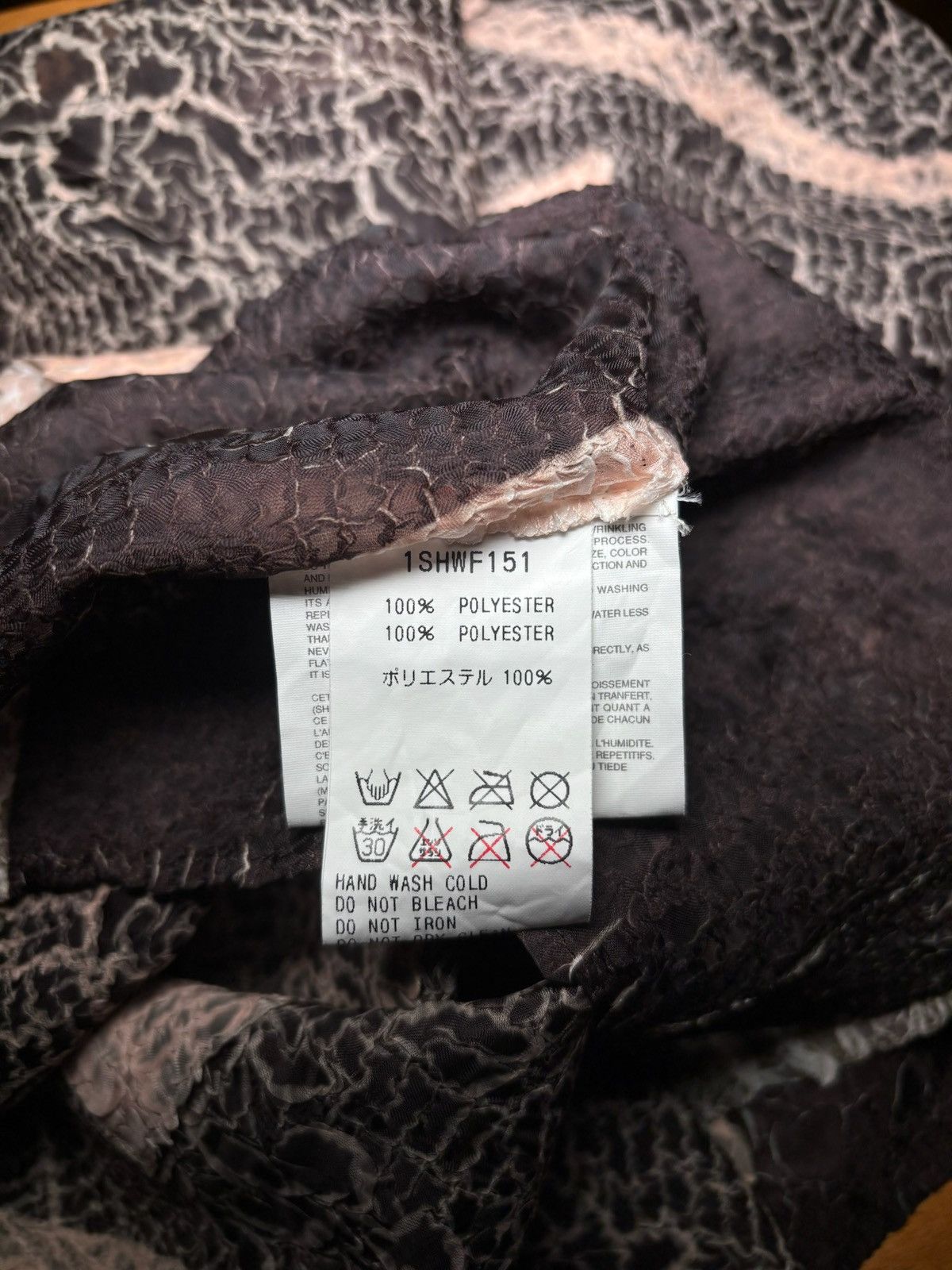 Issey Miyake Yoshiki Hishinuma Shirt Size S / US 4 / IT 40 - 6 Thumbnail