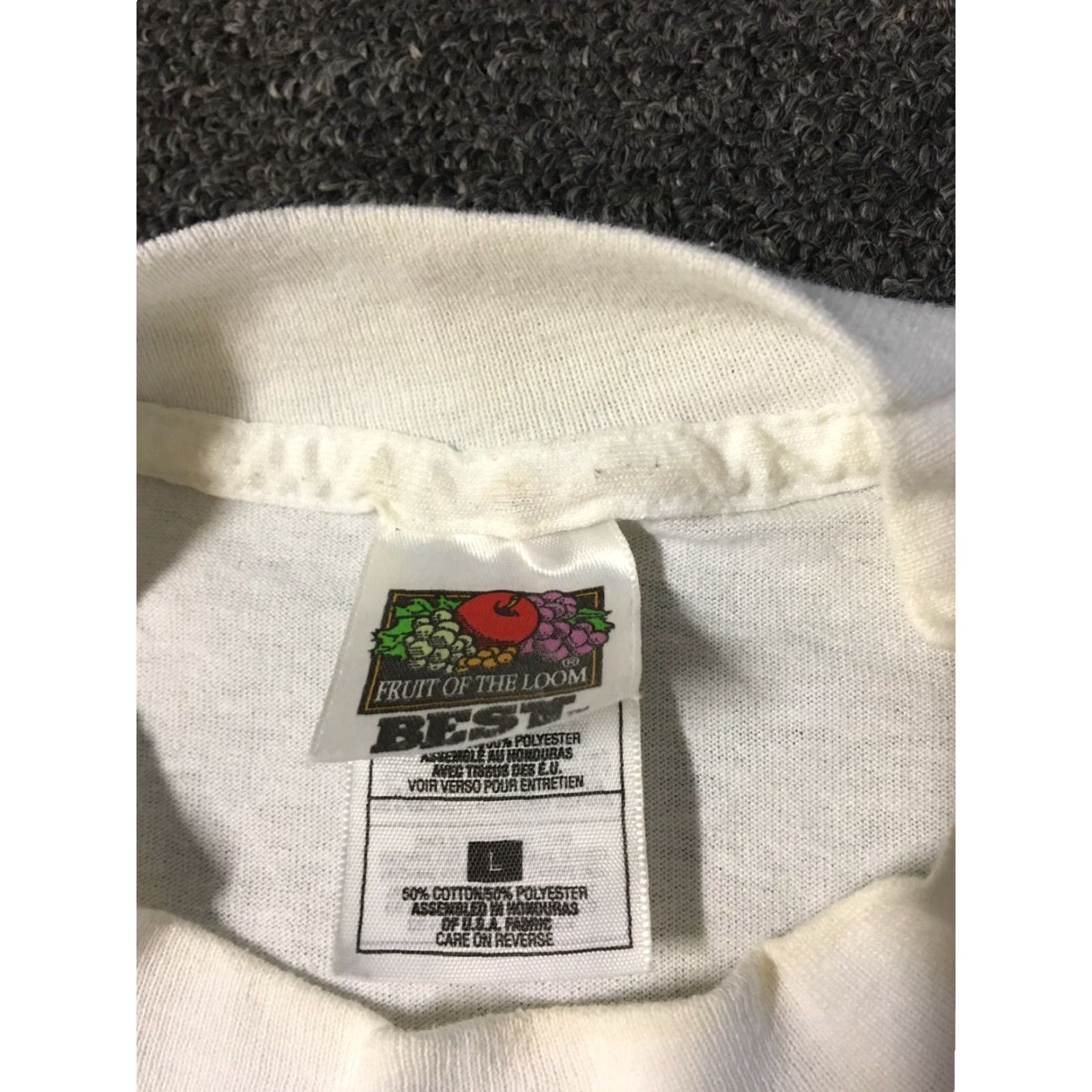 Fruit Of The Loom VINTAGE Allstate Music Festival Shirt L Men White 90s Vaporwave Grunge USA 1997 Concert Tour Shirt Size US L / EU 52-54 / 3 - 7 Thumbnail