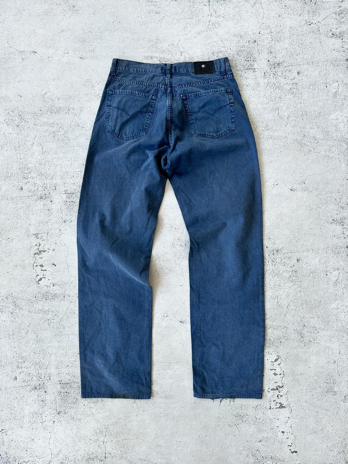 Versace × Versace Jeans Couture × Vintage Vintage Versace Jeans Couture Washed Pants Size US 29 - 13 Thumbnail