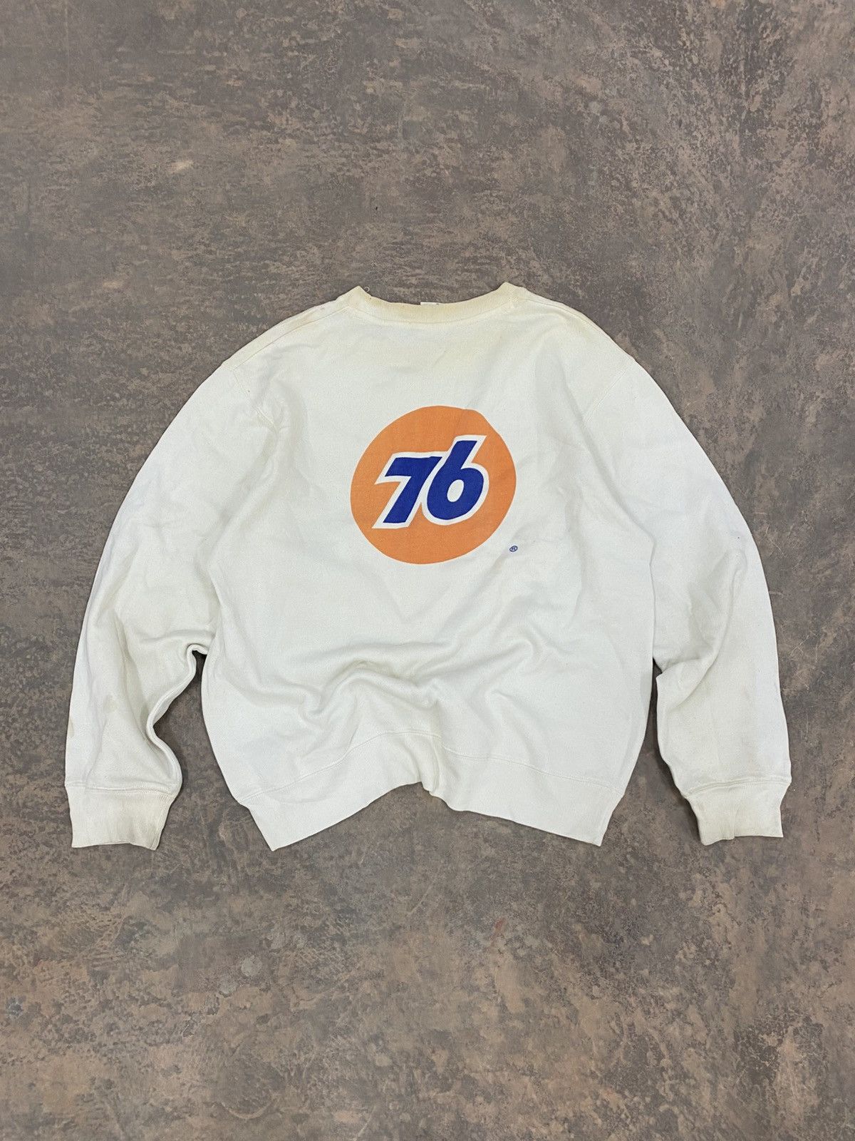 Vintage 1990s -Vintage Union 76 Lubricants Sweater Size US L / EU 52-54 / 3 - 3 Thumbnail