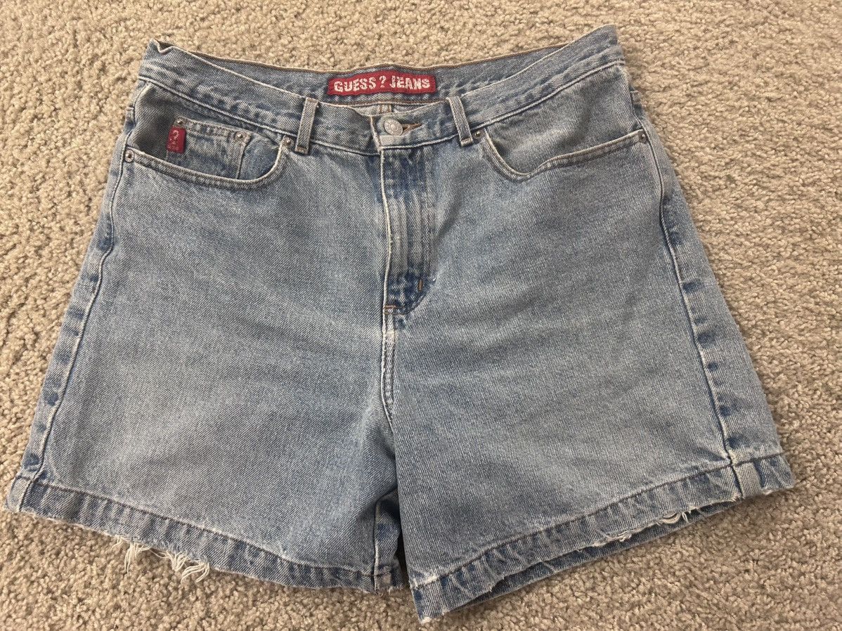 Guess Guess y2k vintage denim jean shorts jorts mens 32 Size US 32 / EU 48 - 1 Thumbnail
