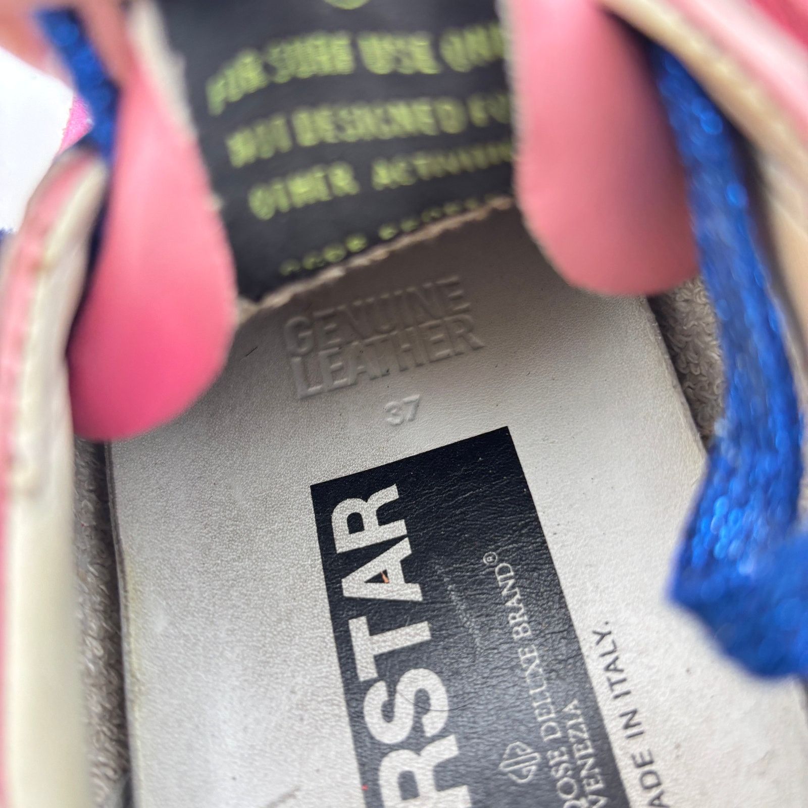 Golden Goose Golden Goose Superstar Sneakers GGDB Pink Rainbow Women's 37 Size US 7 / IT 37 - 12 Thumbnail