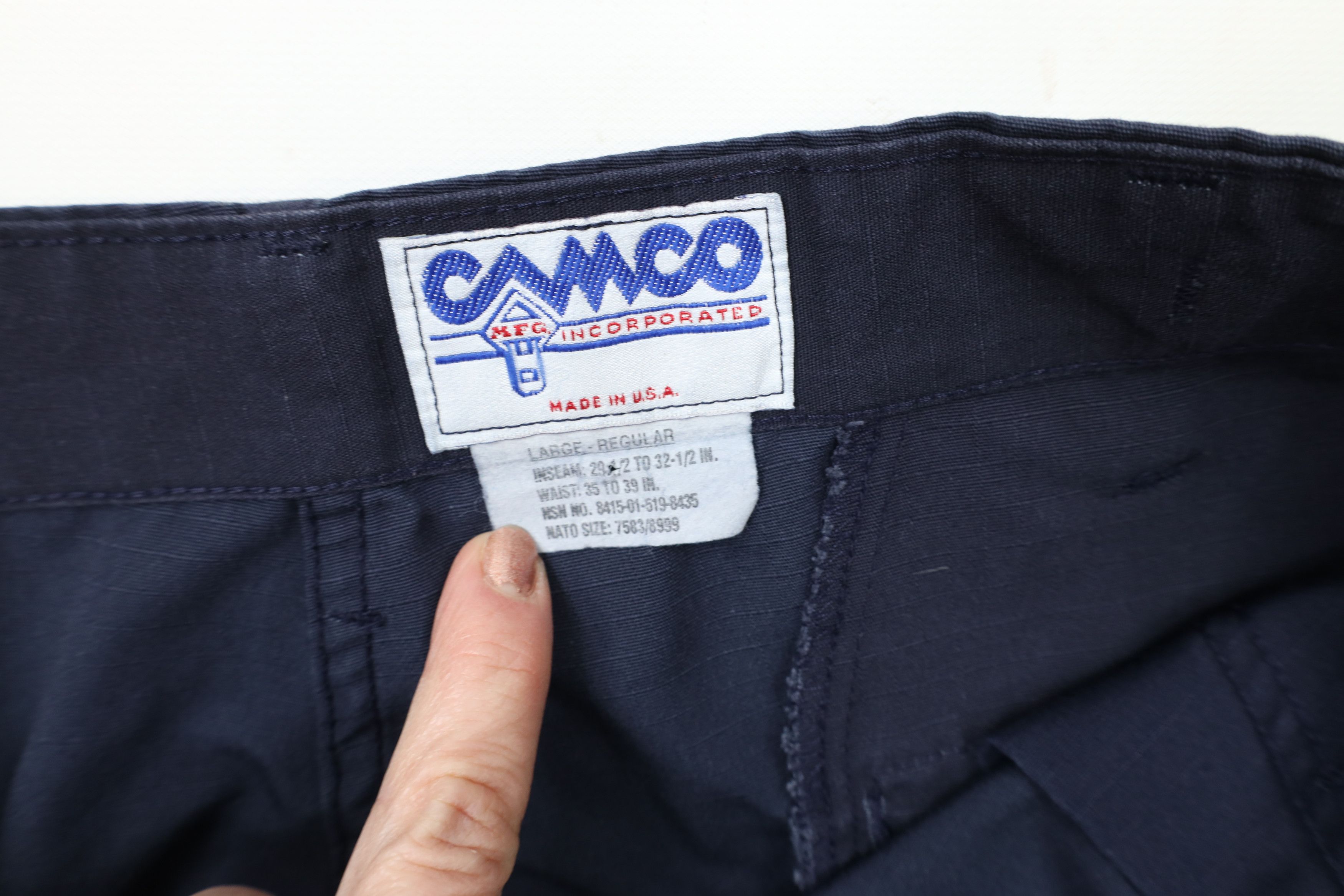 Vintage Vintage 90s Streetwear Knee Ripstop Tactical Cargo Pants USA Size US 36 / EU 52 - 9 Thumbnail