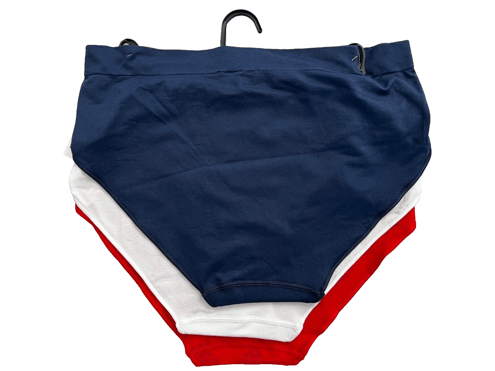 Adidas Adidas 3-Pack Underwear Bikini Briefs Red/White/Navy ( XL ) Size ONE SIZE - 3 Thumbnail