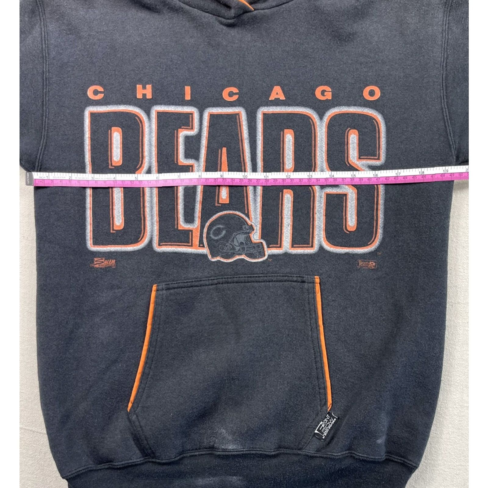 Salem Sportswear VINTAGE 90s Chicago Bears Sweatshirt Hoodie Salem NFL Football USA Mens Sz M Size US M / EU 48-50 / 2 - 5 Thumbnail