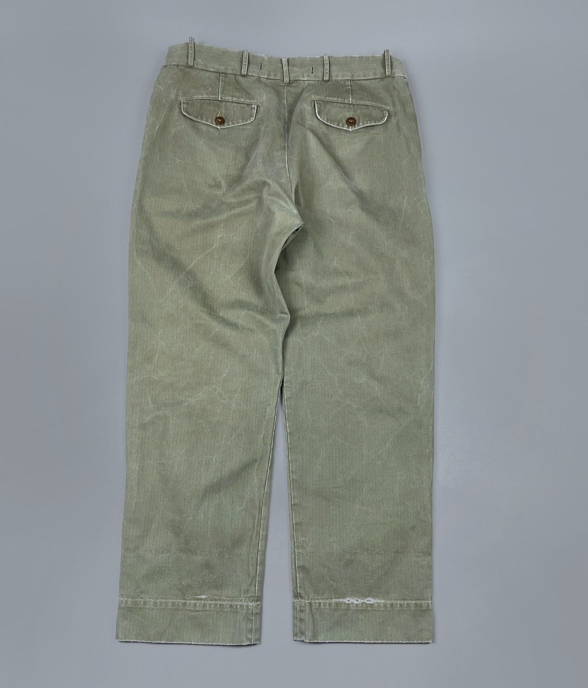 Scarti-Lab SCARTI-LAB Army Herringbone Military Japanese Pants Size 38 Size US 38 / EU 54 - 4 Thumbnail