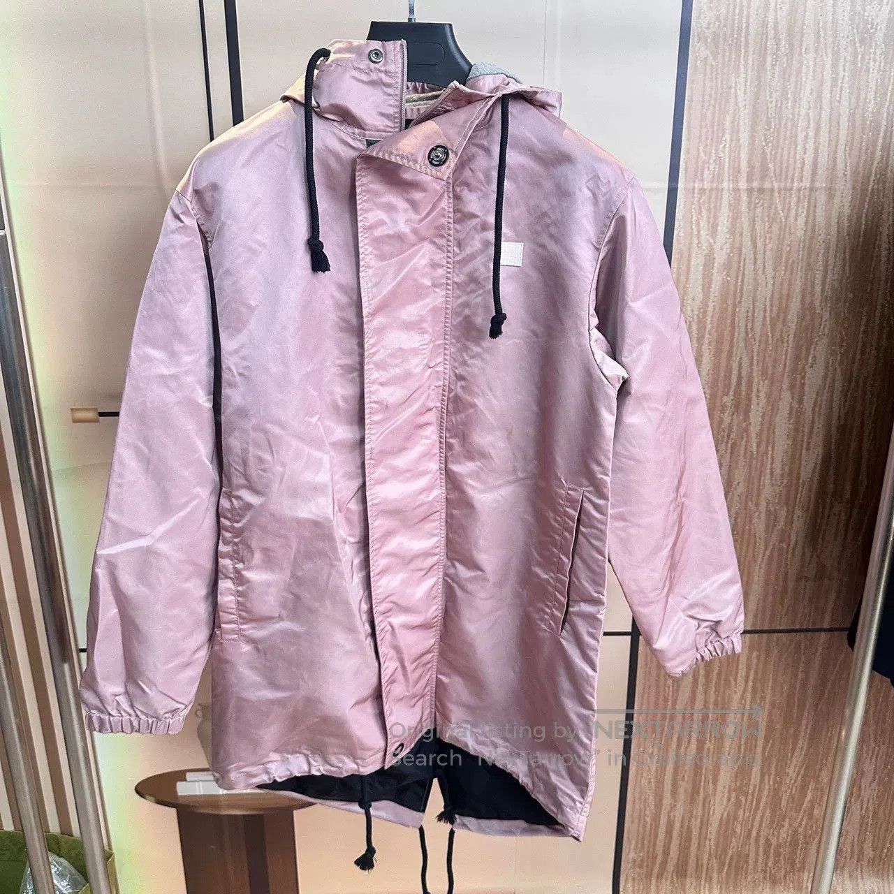 Acne Studios Acne Studios Embroidered Smiley Trench Coat. Size XXS / US 00 / IT 34 - 1 Thumbnail