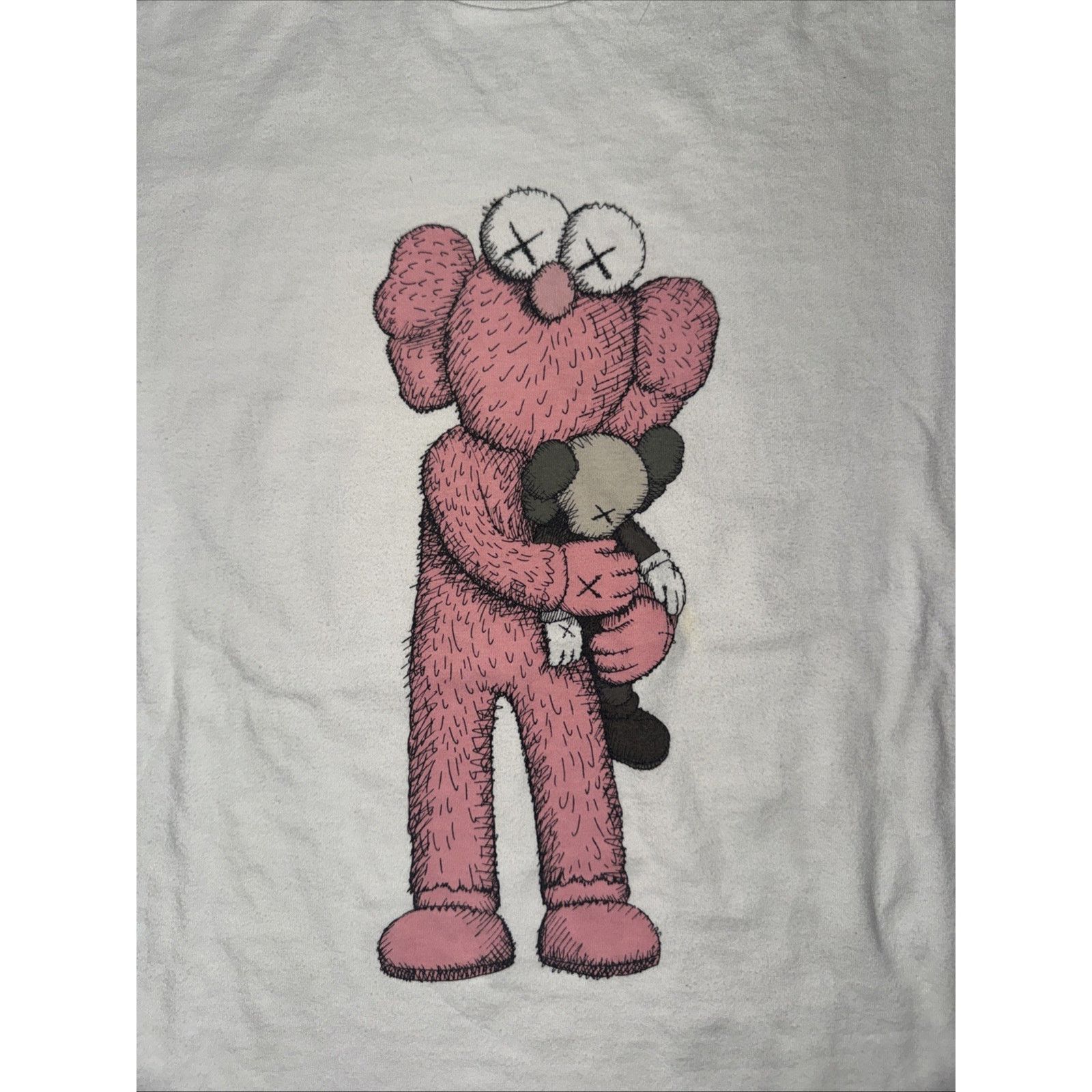Kaws × Uniqlo Uniqlo x Kaws Graphic T-Shirt White Large 21x27 Size US L / EU 52-54 / 3 - 2 Thumbnail