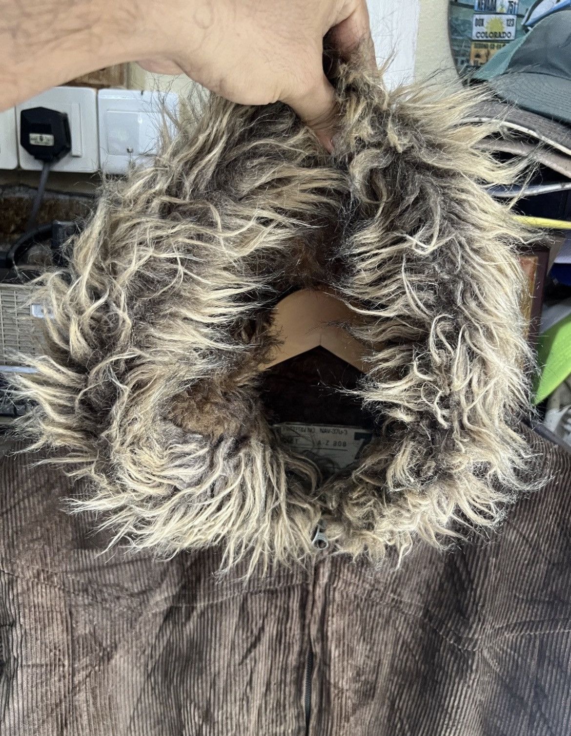 Billabong 🔥Billabong Faux Fur Corduroy Zipper Jacket Hoodie Size US M / EU 48-50 / 2 - 11 Thumbnail