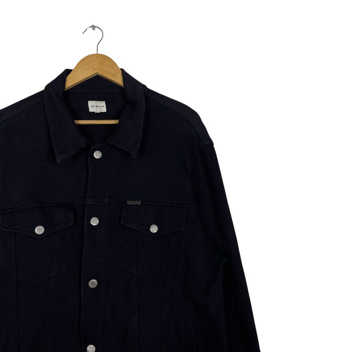 Calvin Klein × Calvin Klein 205W39NYC 💥CALVIN KLEIN DENIM TRUCKER LOOSE SLEEVE JACKET Size US M / EU 48-50 / 2 - 5 Thumbnail