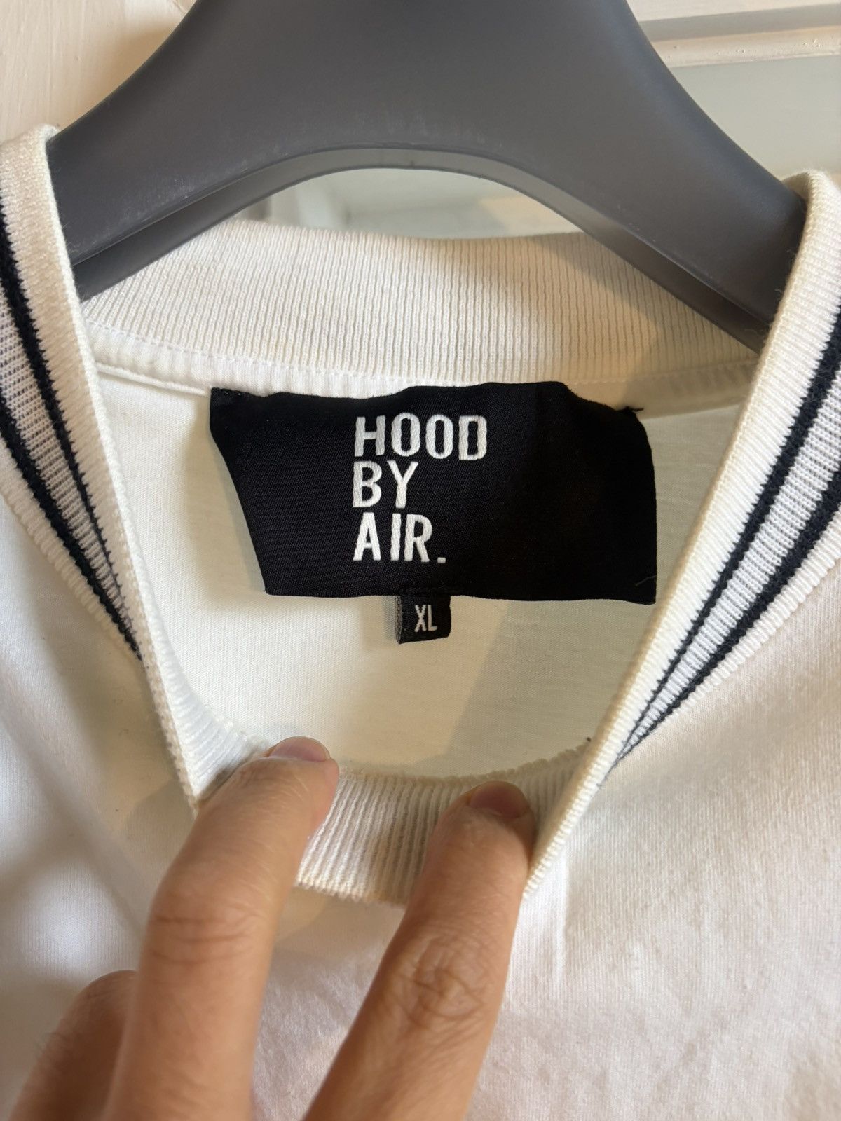 Hood By Air embroidered neck logo Size US XL / EU 56 / 4 - 3 Thumbnail