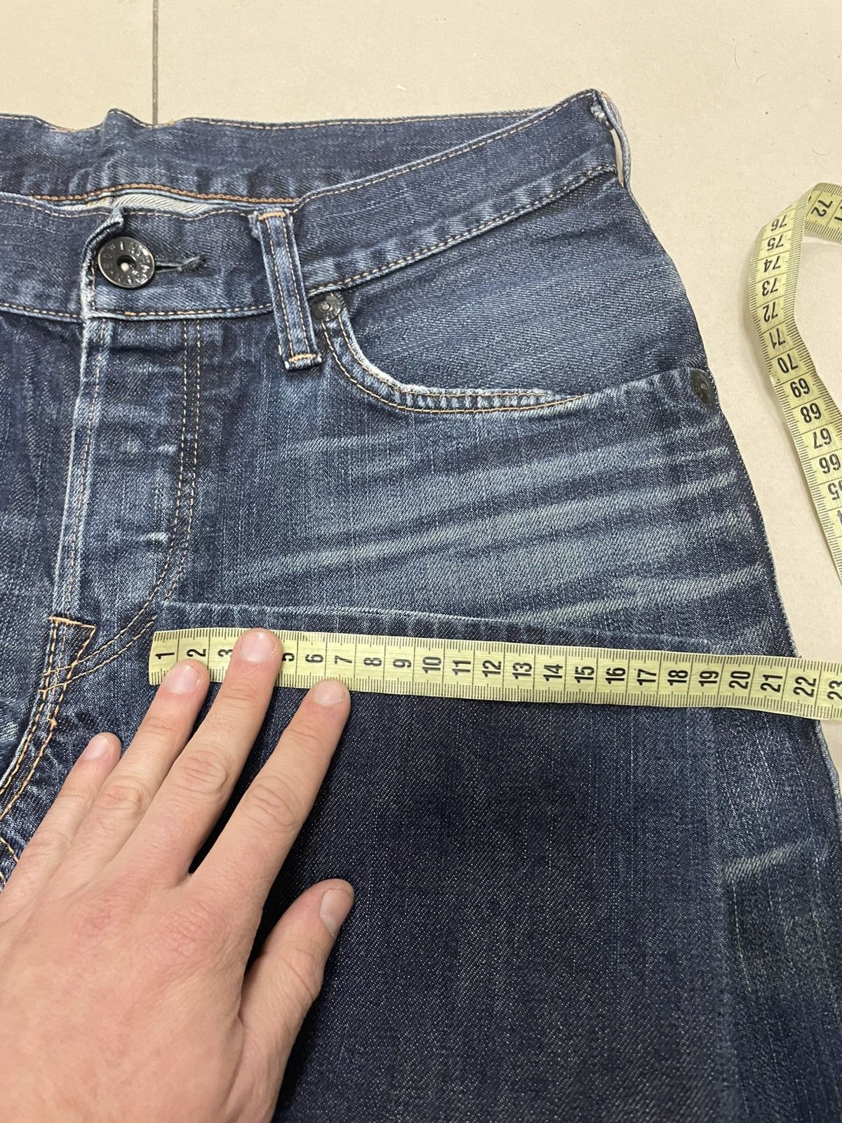 Edwin Edwin selvage sk505t Japanese denim pants straight fit Size US 30 / EU 46 - 13 Thumbnail