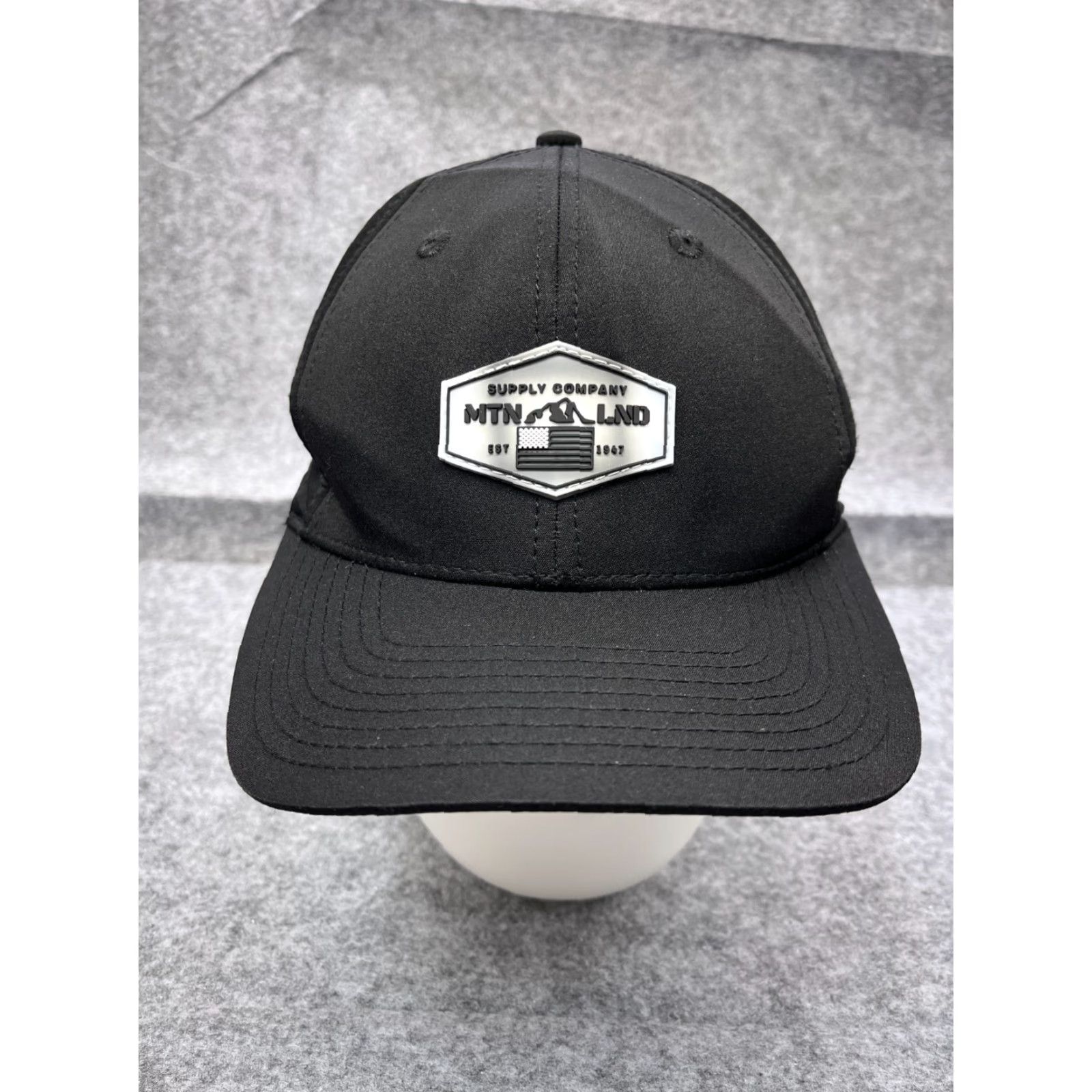 Vintage Mountainland Supply Hat Cap Snap Back Adult One Size Black Solid Polyester Blend Size ONE SIZE - 2 Thumbnail