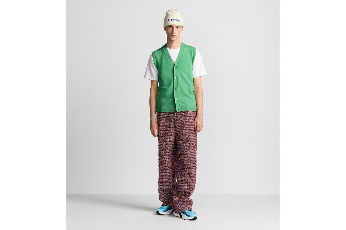 Dior o1bcso1str0326 Sweater Vest in Green Size US M / EU 48-50 / 2 - 4 Thumbnail