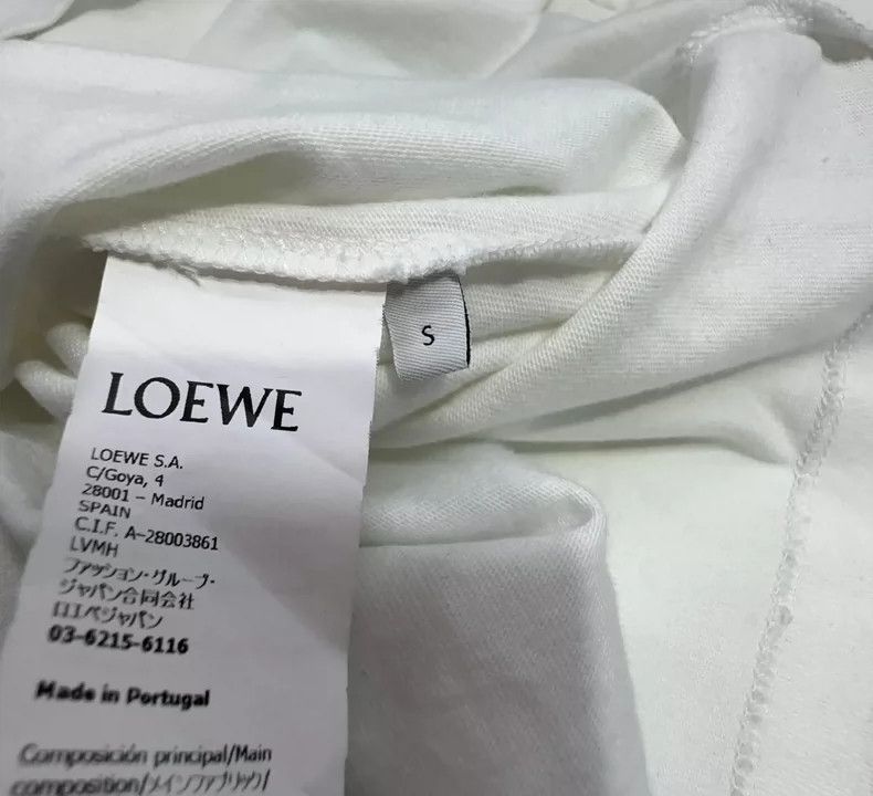 Loewe loewe white short sleeves 2504-Nextarrow Size US S / EU 44-46 / 1 - 4 Thumbnail