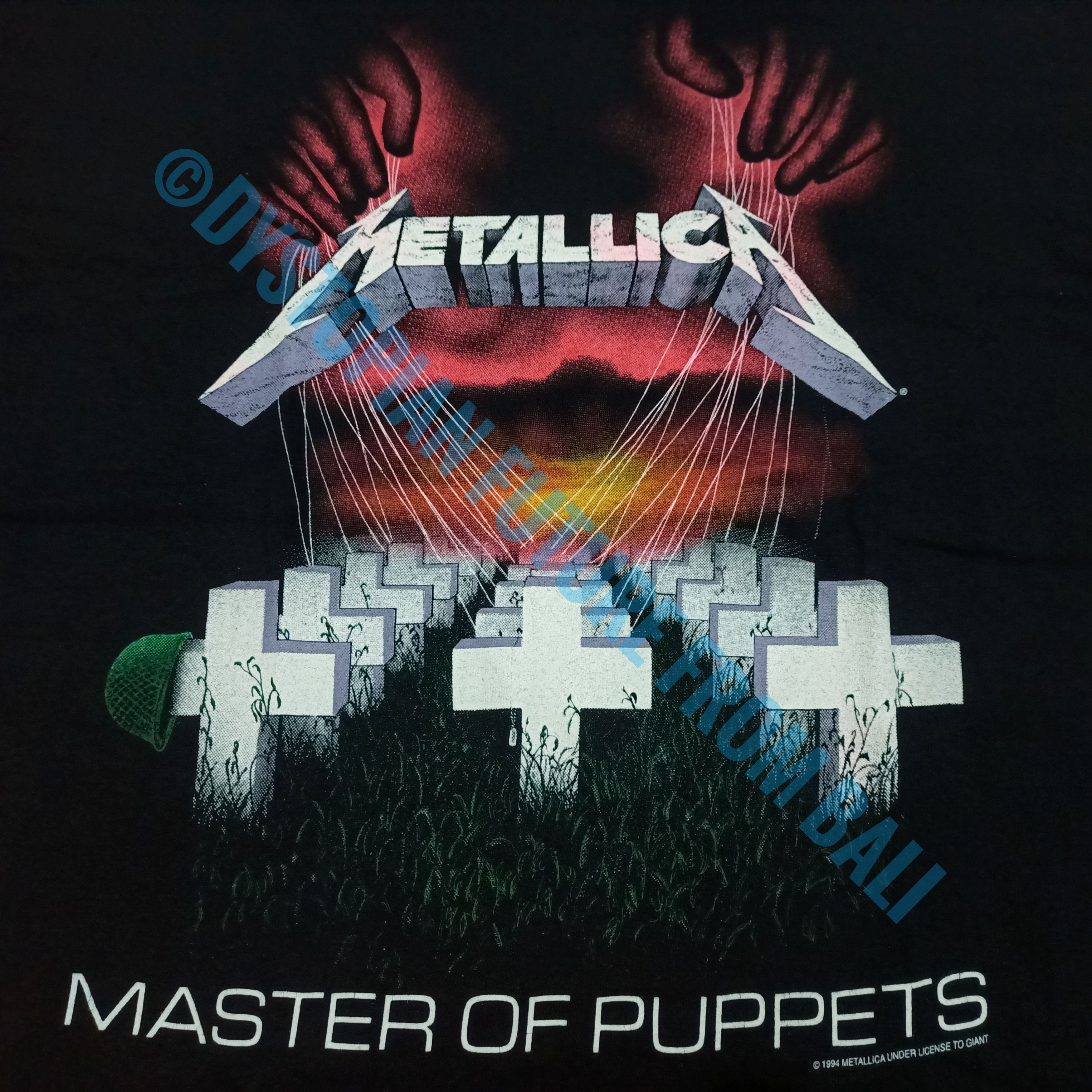 Band Tees × Metallica × Vintage Vintage 1994 Metallica - Master Of Puppets Band T-shirt Size US M / EU 48-50 / 2 - 3 Thumbnail